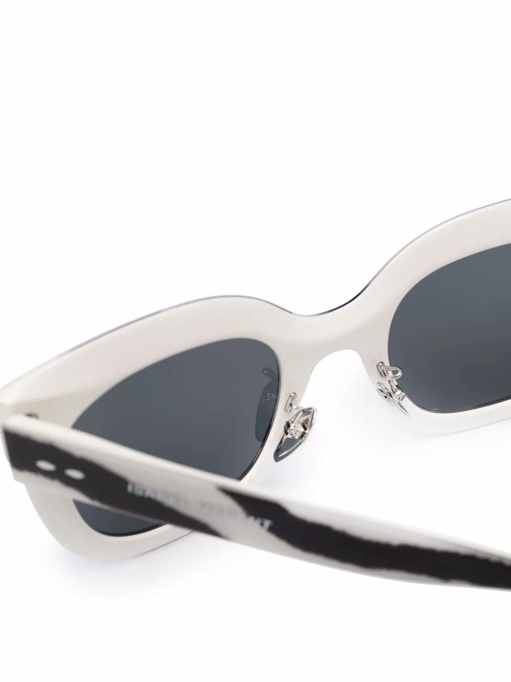 фото Isabel marant eyewear солнцезащитные очки в оправе 'кошачий глаз' с принтом