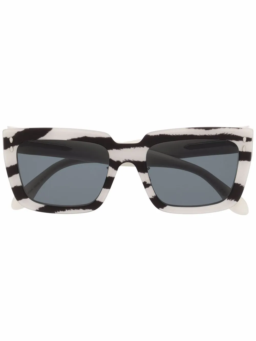 фото Isabel marant eyewear солнцезащитные очки в массивной оправе с принтом