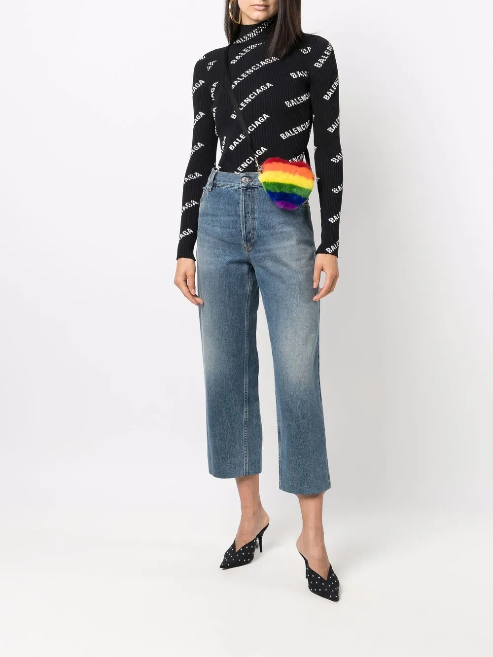 фото Balenciaga мини-сумка pride