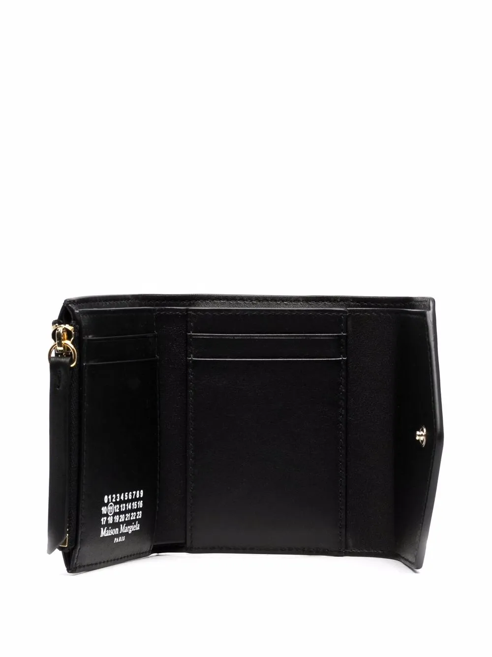 Maison Margiela Four Stitch Logo Wallet In Black ModeSens