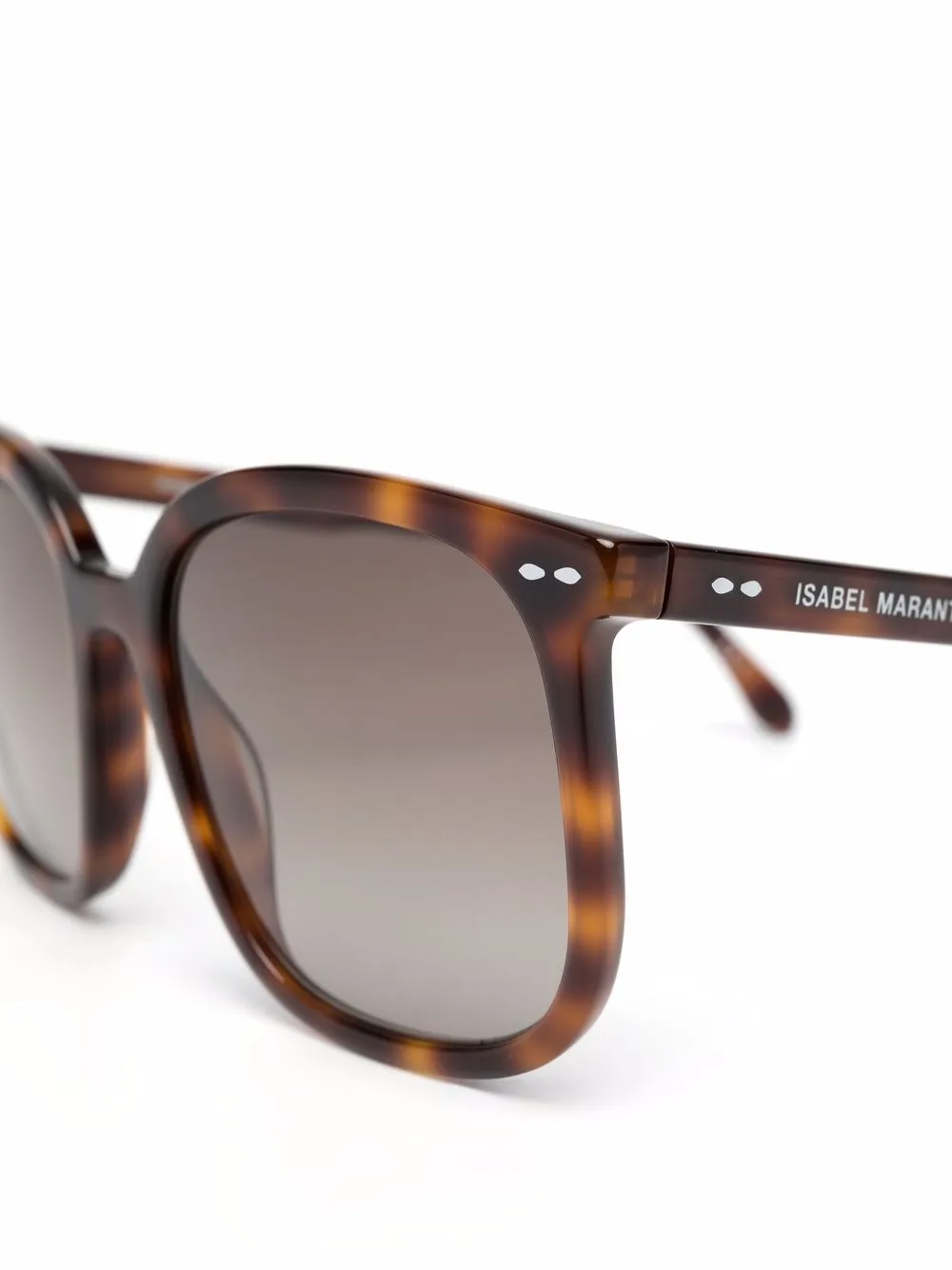 фото Isabel marant eyewear солнцезащитные очки в массивной оправе черепаховой расцветки