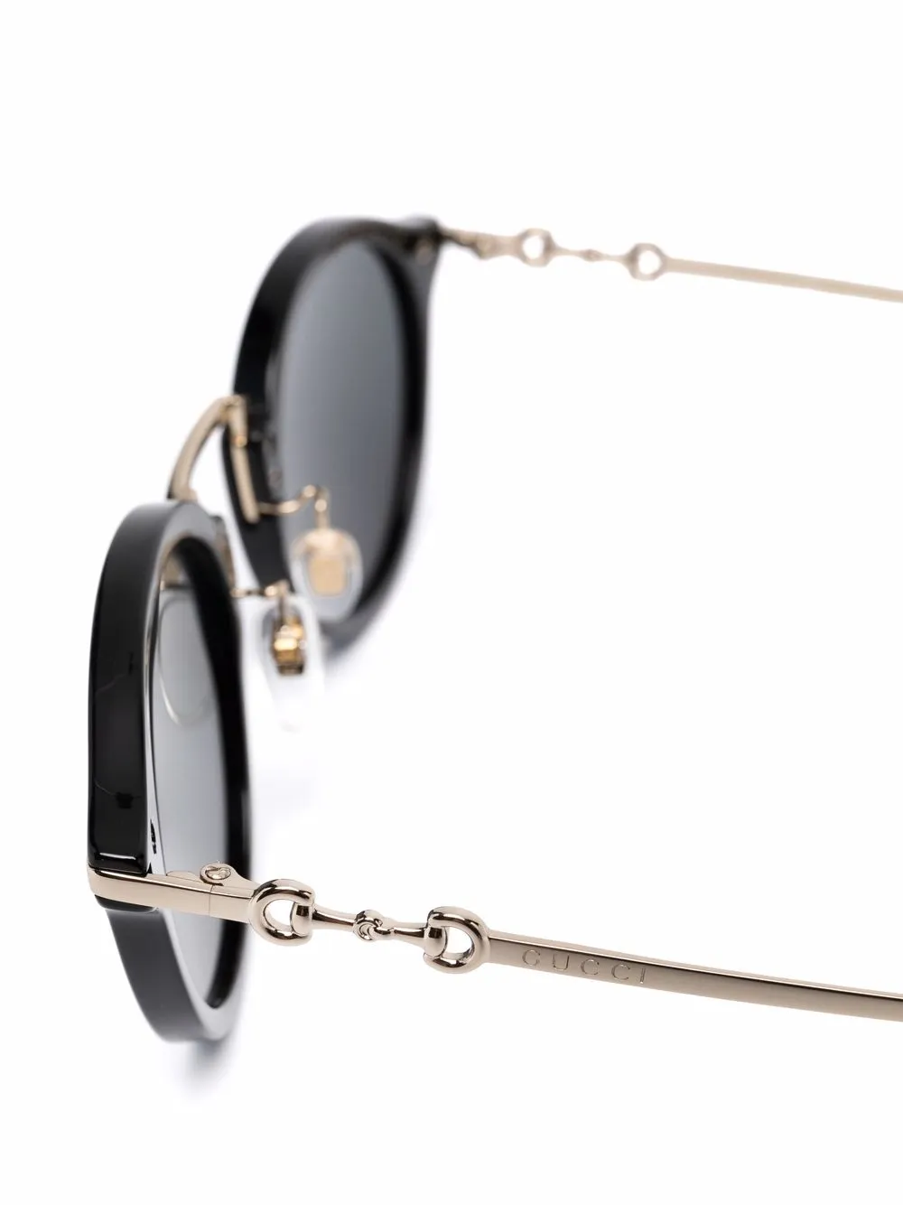 фото Gucci eyewear солнцезащитные очки в круглой оправе