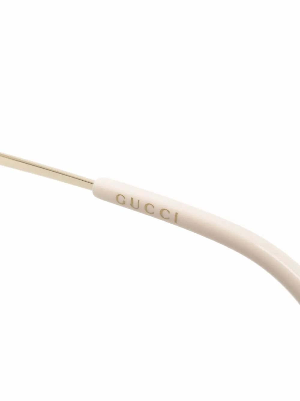 фото Gucci eyewear солнцезащитные очки в массивной оправе
