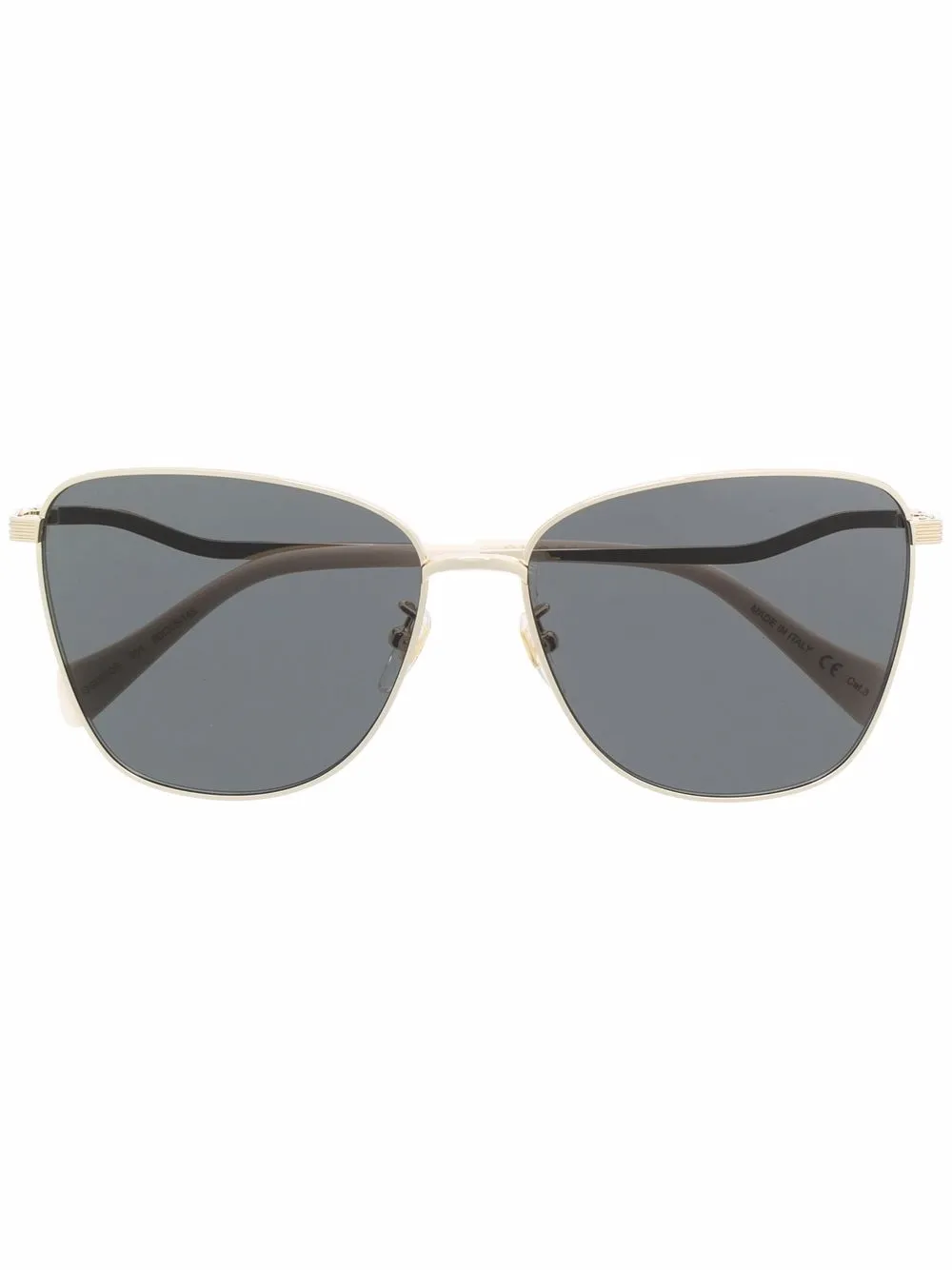 фото Gucci eyewear солнцезащитные очки в массивной оправе