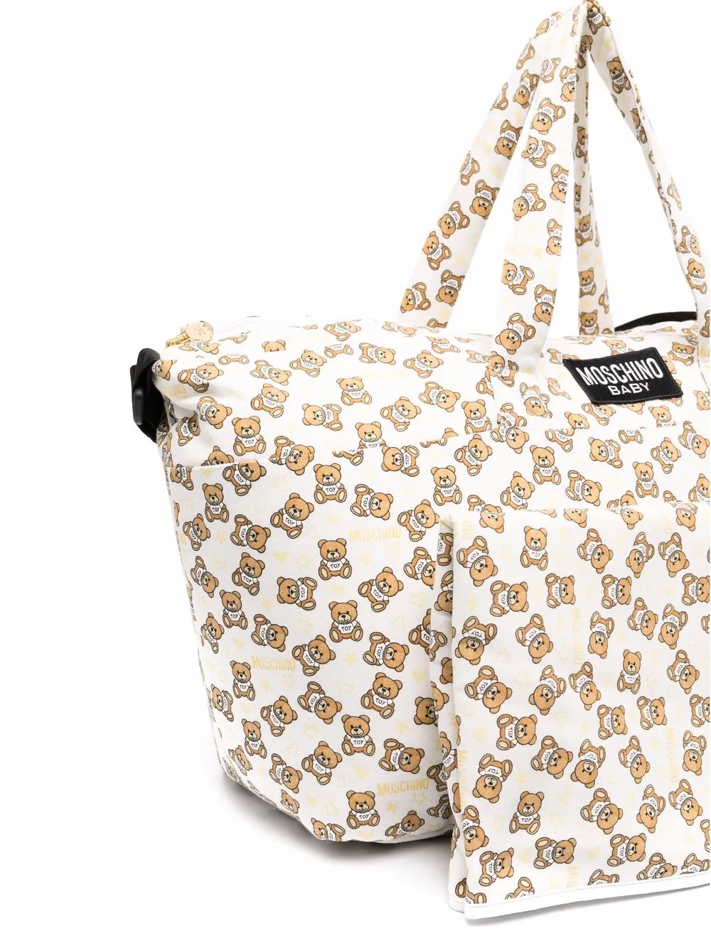 фото Moschino kids пеленальная сумка с логотипом