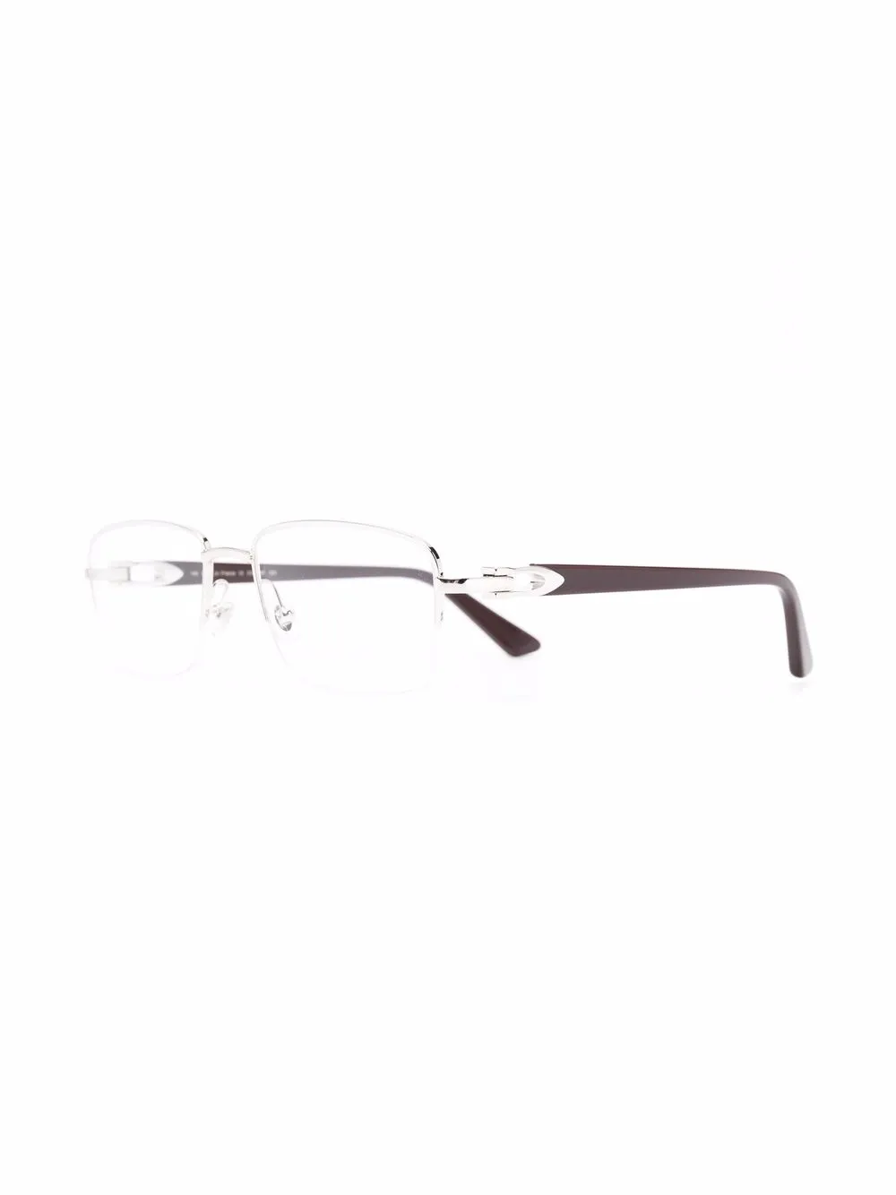 фото Cartier eyewear очки c decor в прямоугольной оправе