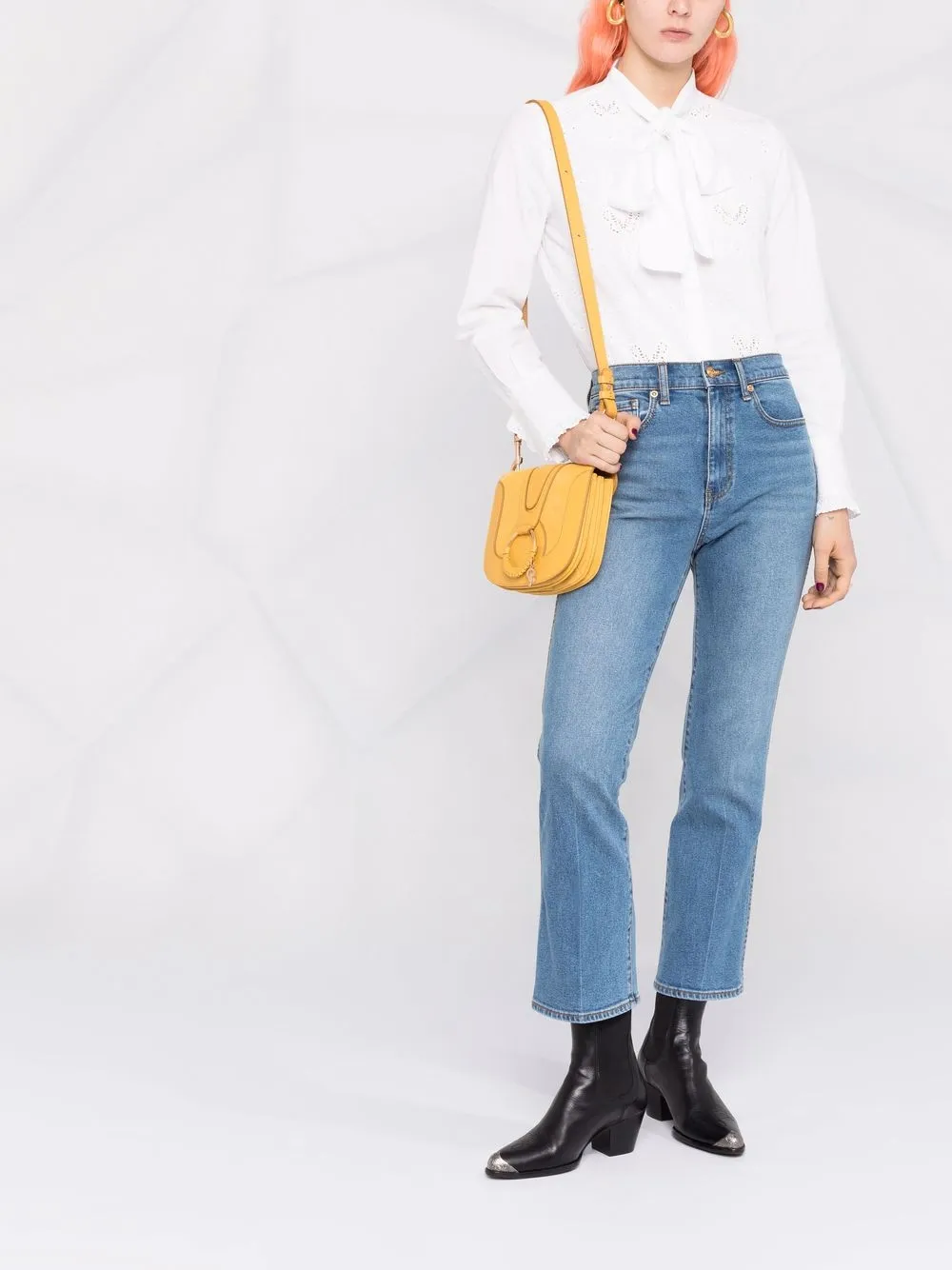 фото Tory burch укороченные джинсы