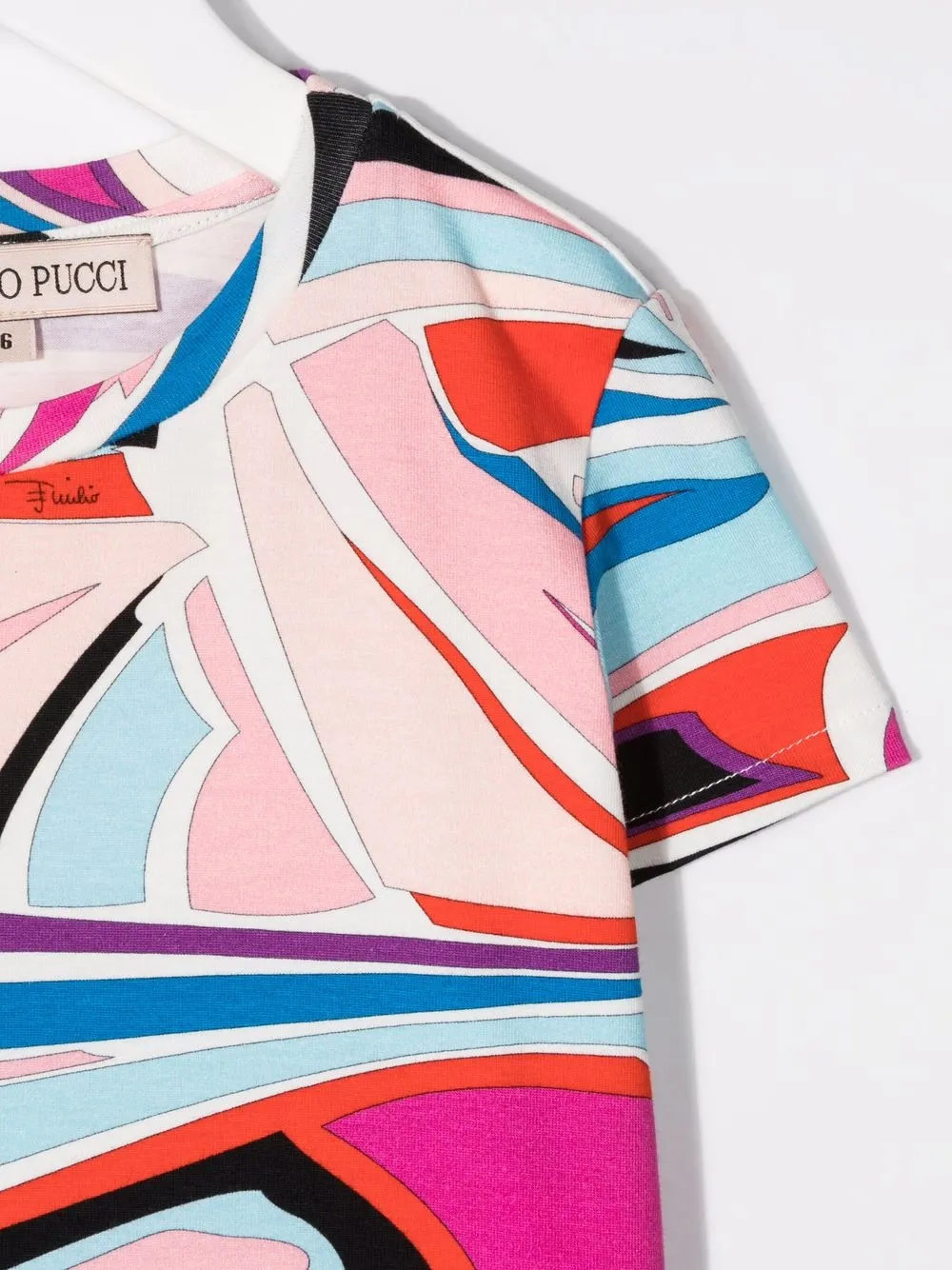 фото Emilio pucci junior футболка с графичным принтом