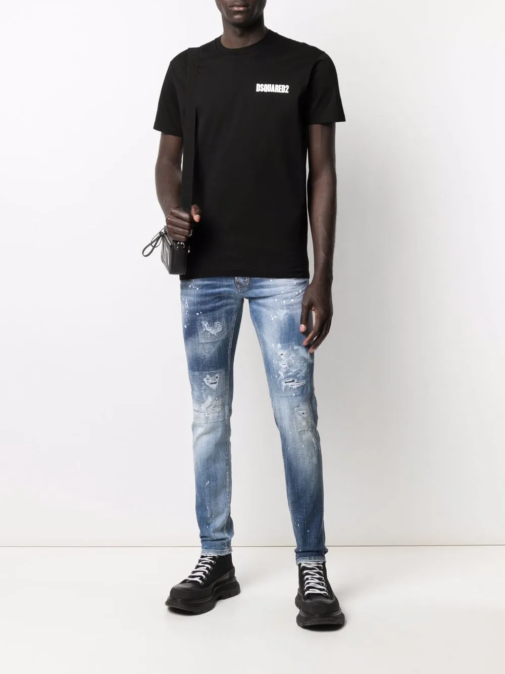 фото Dsquared2 футболка с логотипом