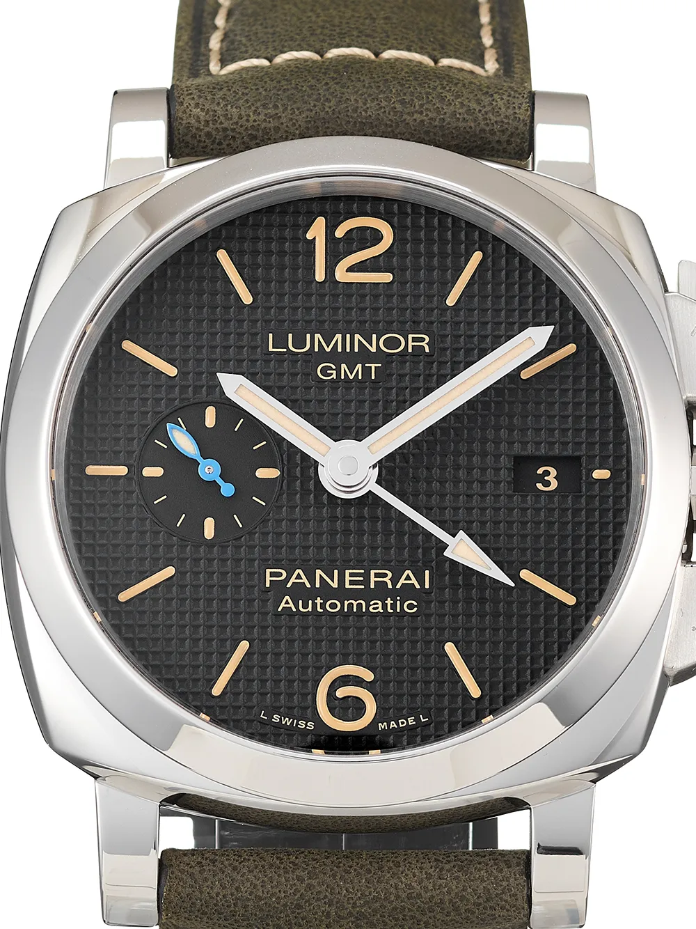 фото Panerai наручные часы luminor gmt pre-owned 42 мм 2021-го года