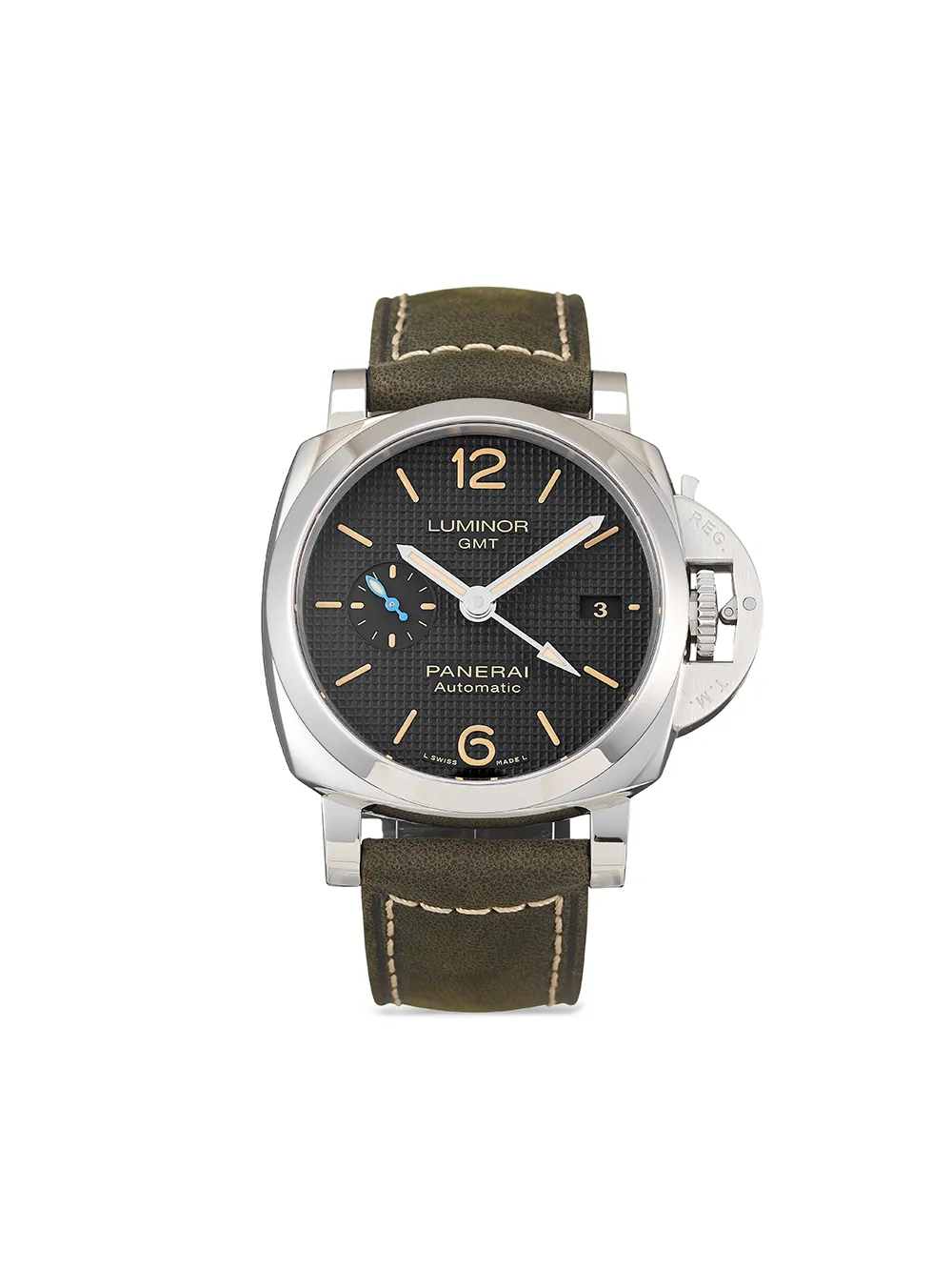 фото Panerai наручные часы luminor gmt pre-owned 42 мм 2021-го года