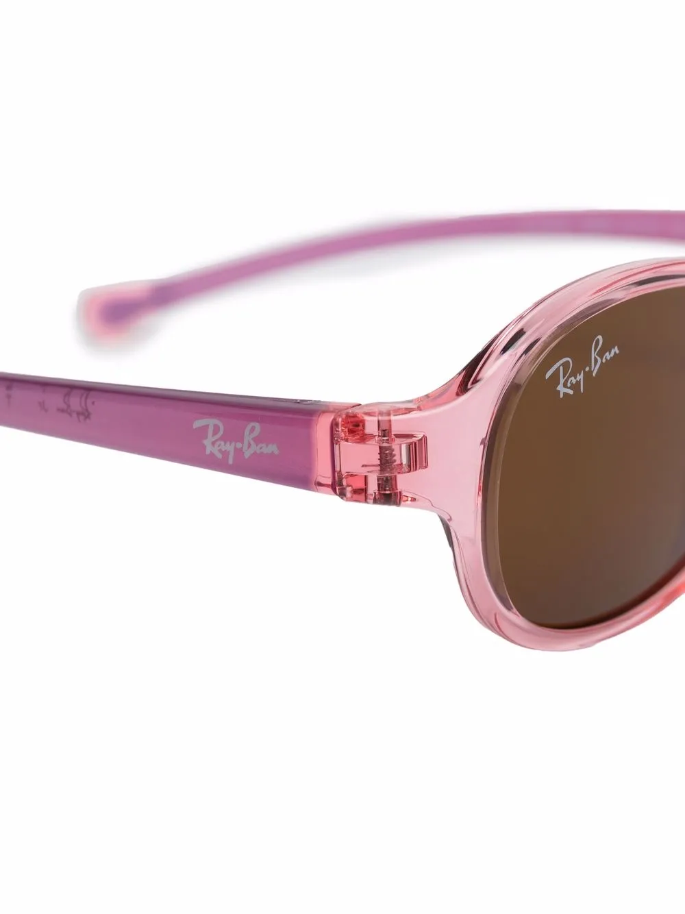 фото Ray-ban junior очки в прозрачной круглой оправе