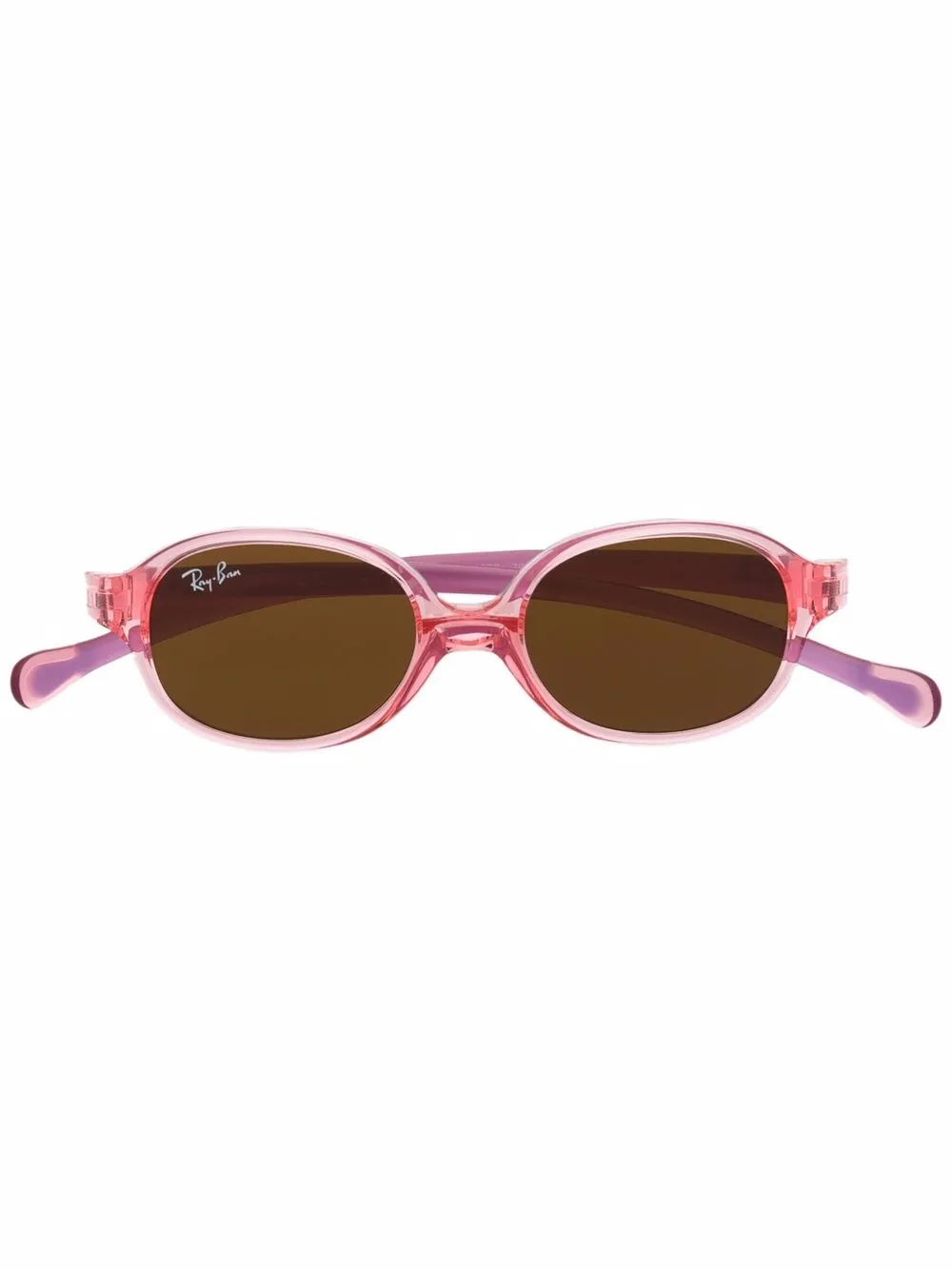 фото Ray-ban junior очки в прозрачной круглой оправе