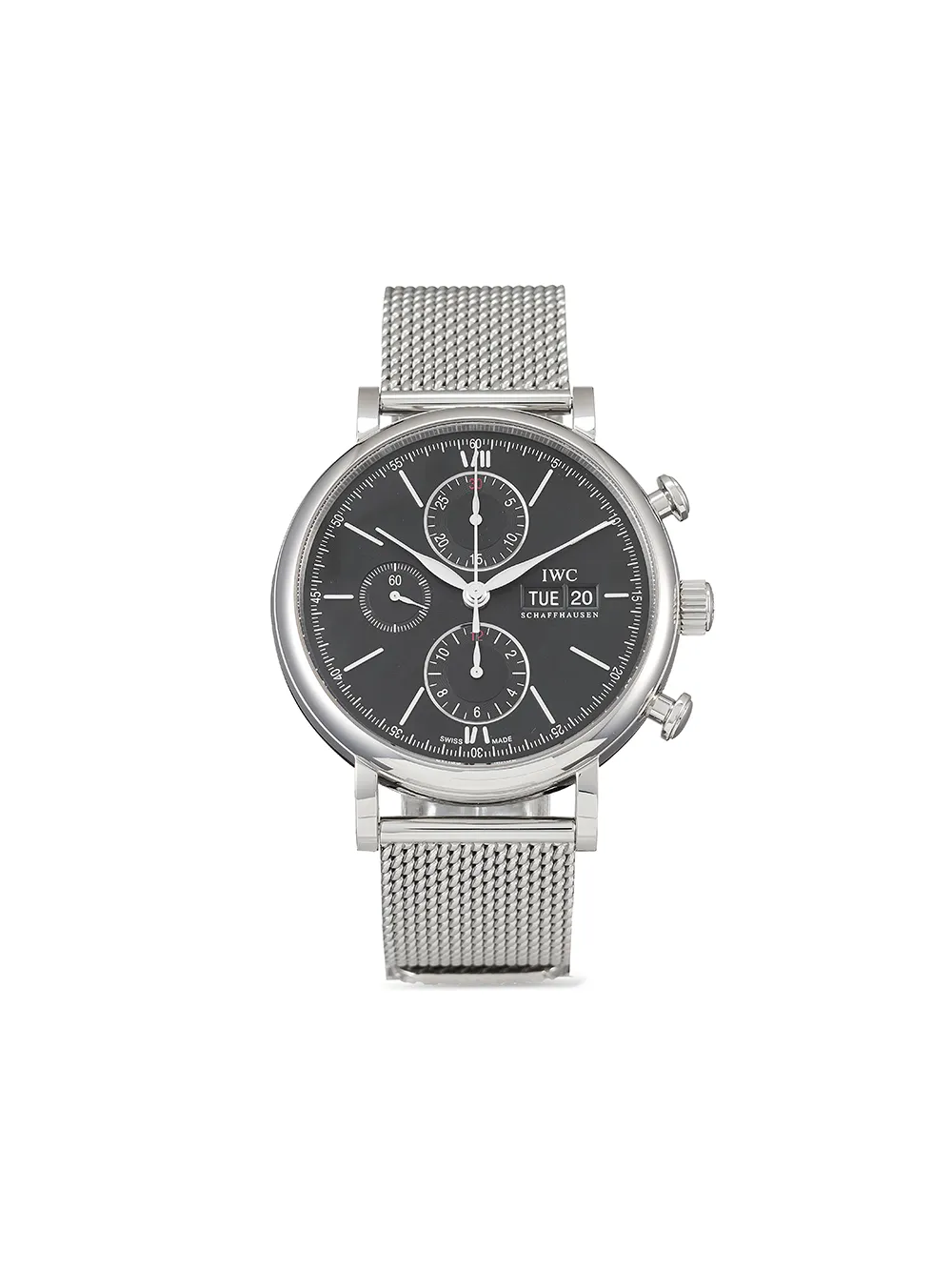 фото Iwc schaffhausen наручные часы portofino chronograph pre-owned 42 мм 2021-го года