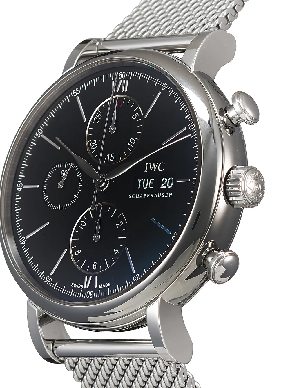 фото Iwc schaffhausen наручные часы portofino chronograph pre-owned 42 мм 2021-го года