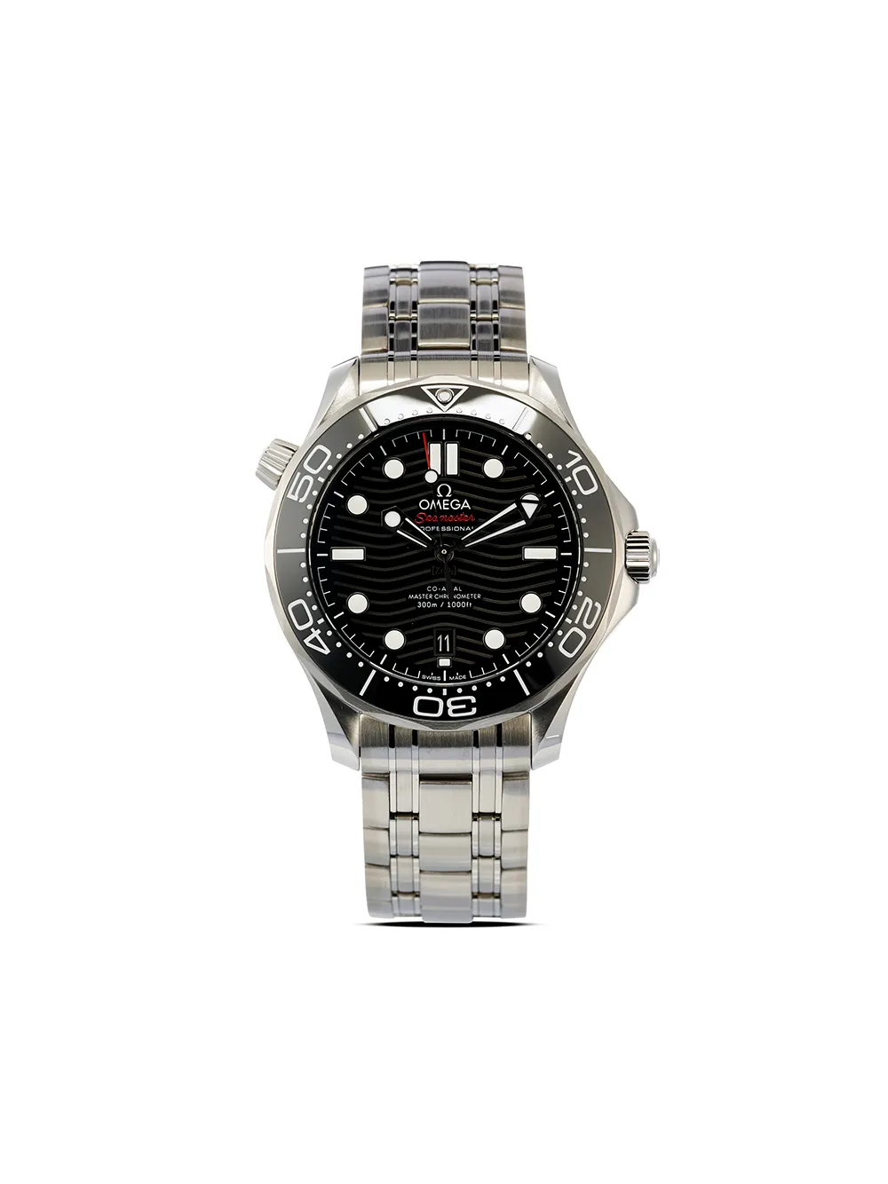 фото Omega наручные часы seamaster diver 300m co-axial master chronometer pre-owned 42 мм 2021-го года