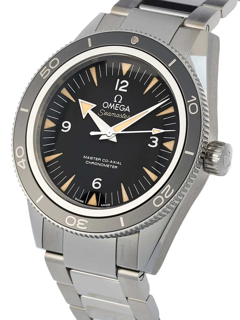 фото Omega наручные часы seamaster 300 master co-axial pre-owned 41 мм 2021-го года