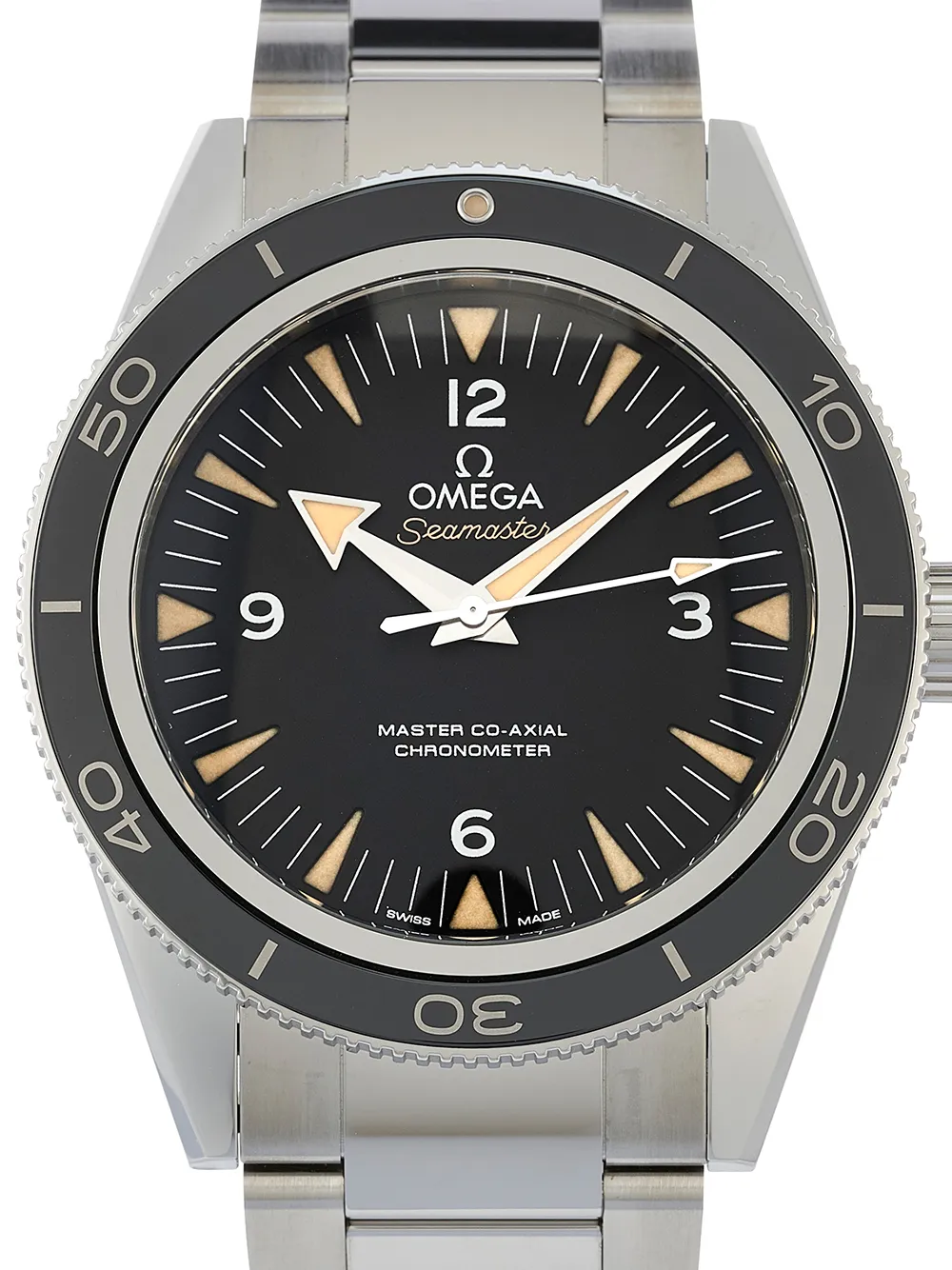 фото Omega наручные часы seamaster 300 master co-axial pre-owned 41 мм 2021-го года