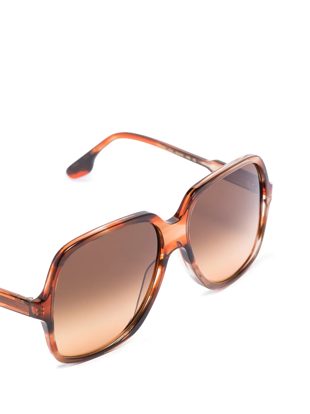 фото Victoria beckham eyewear массивные солнцезащитные очки milled navigator