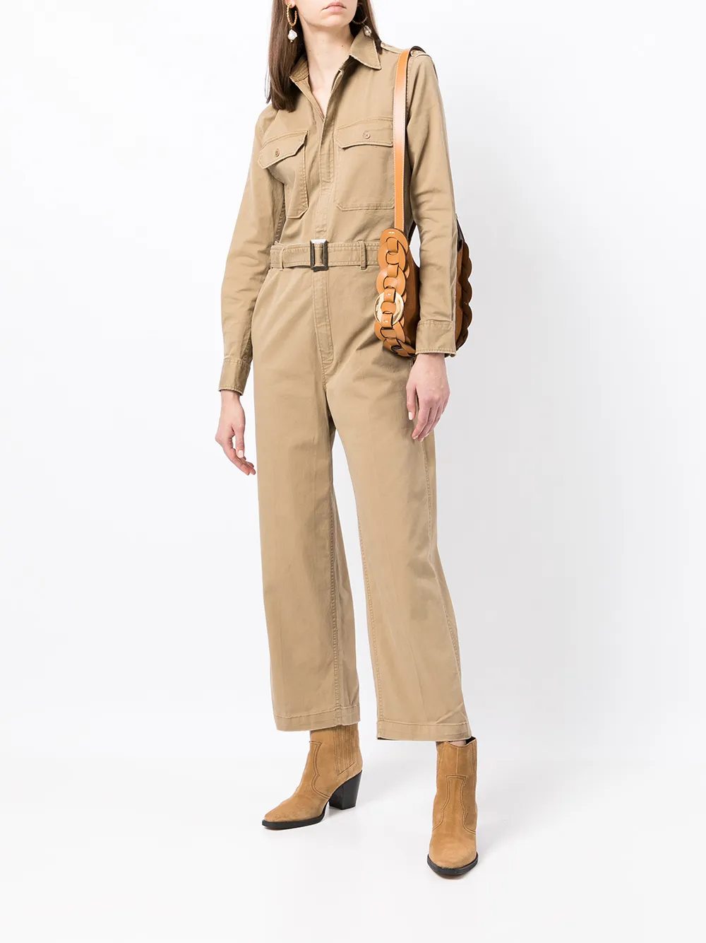 фото Polo ralph lauren комбинезон с длинными рукавами и поясом