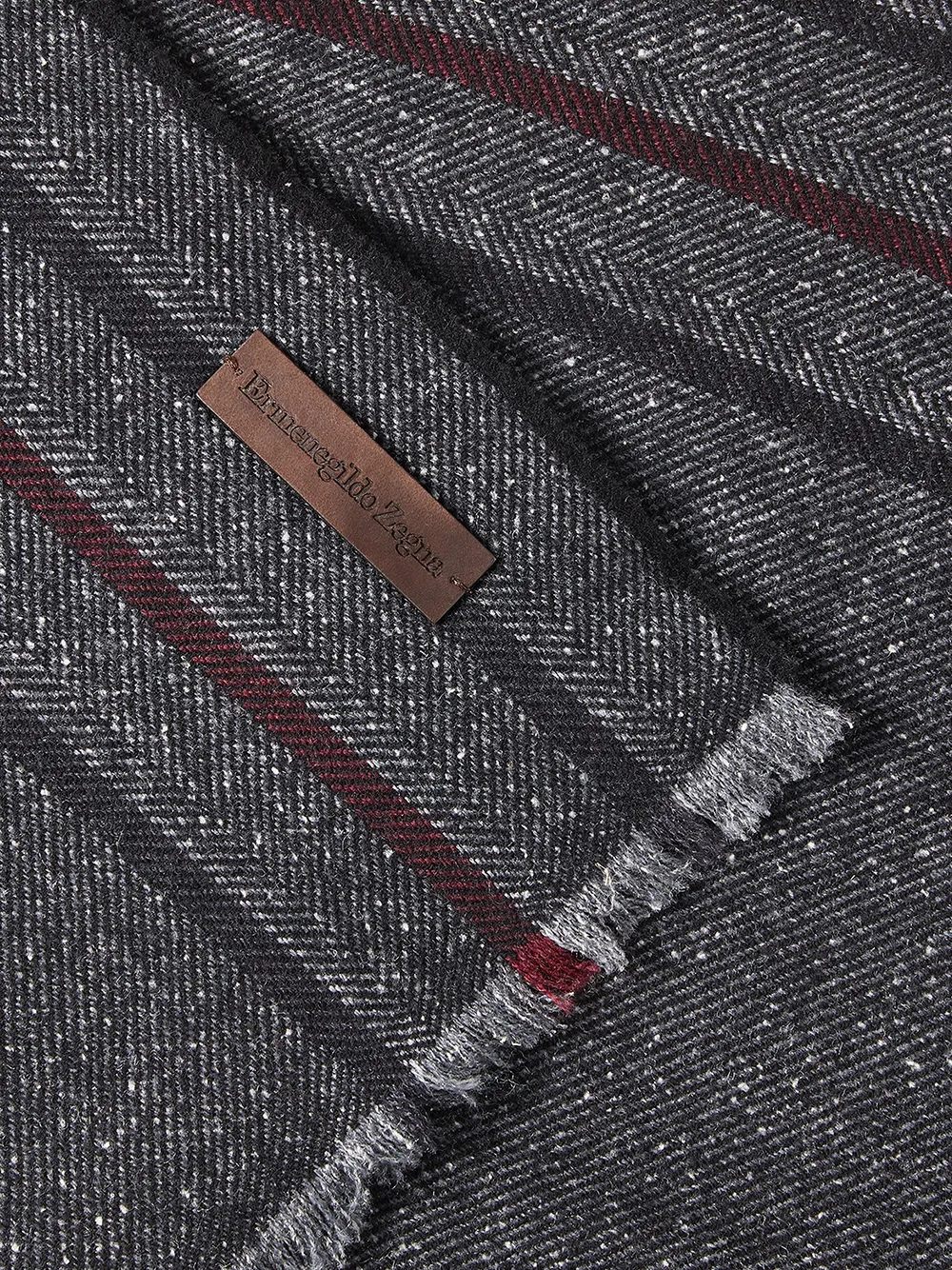 фото Ermenegildo zegna полосатый шарф