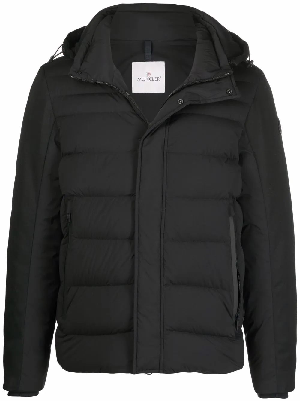 фото Moncler пуховик leterrier с капюшоном