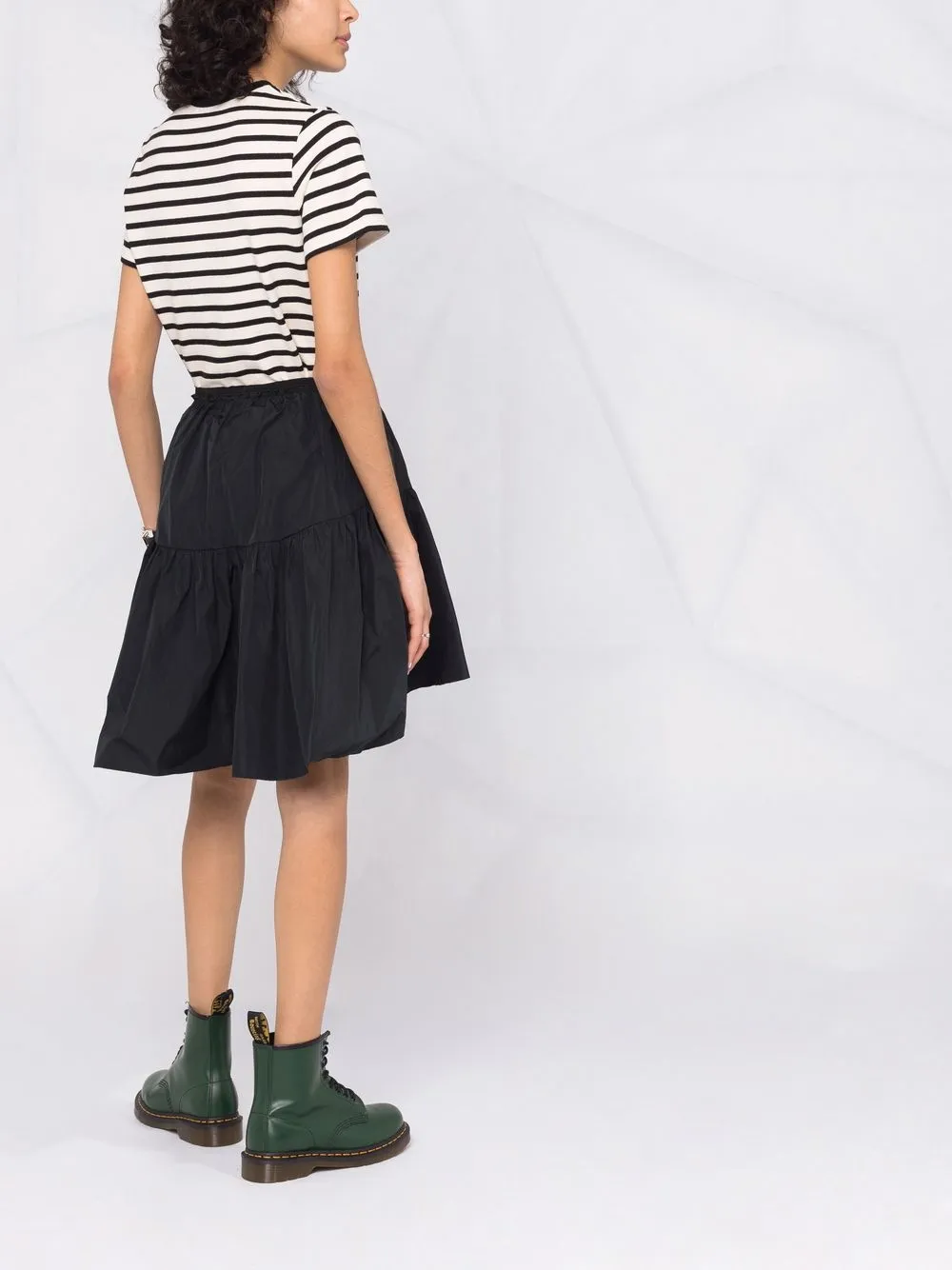 фото Red valentino полосатая футболка с бантом
