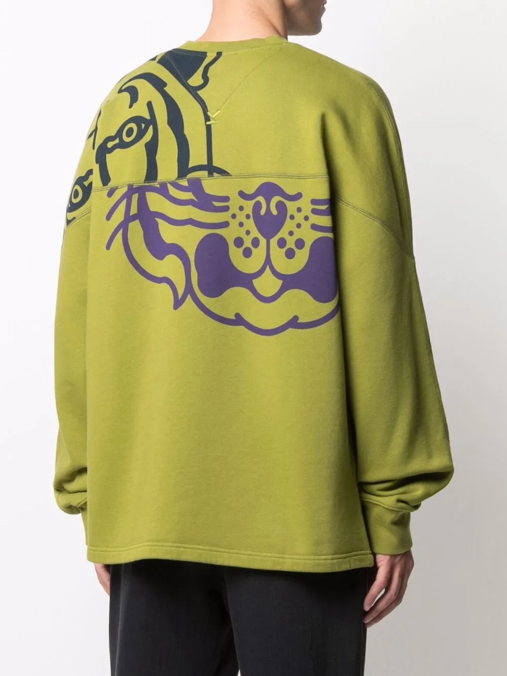 фото Kenzo толстовка с принтом tiger
