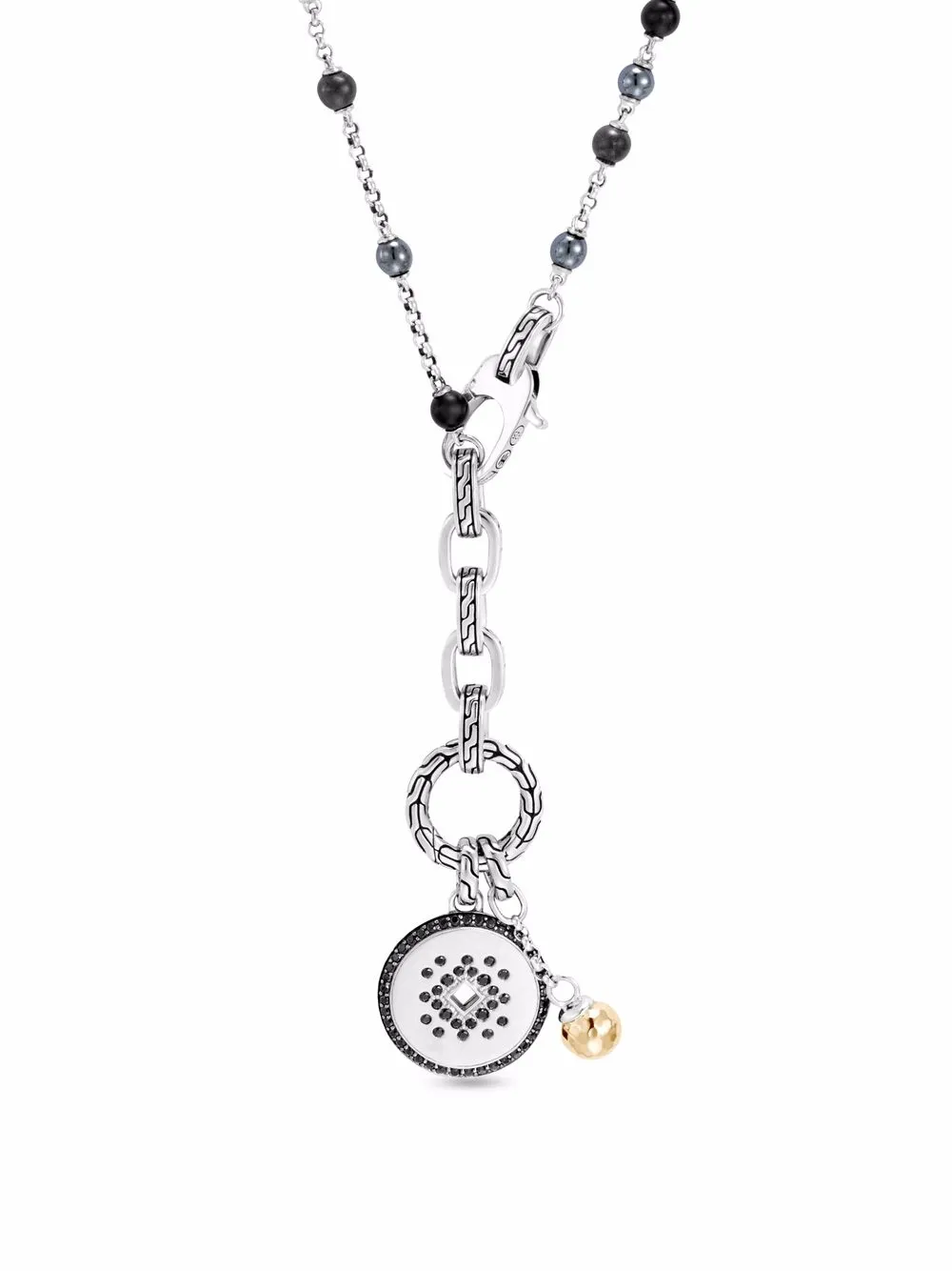 John Hardy collar Classic Chain en oro blanco de 18kt y plata - Plateado
John Hardy collar Classic Chain en oro blanco de 18kt y plata - Plateado