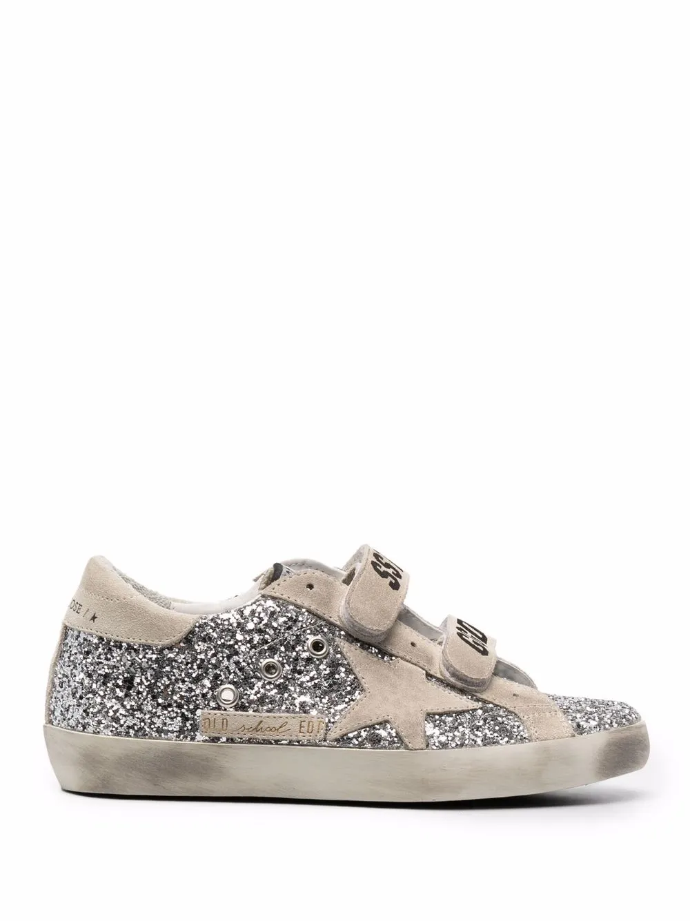 фото Golden goose кеды s-star с блестками