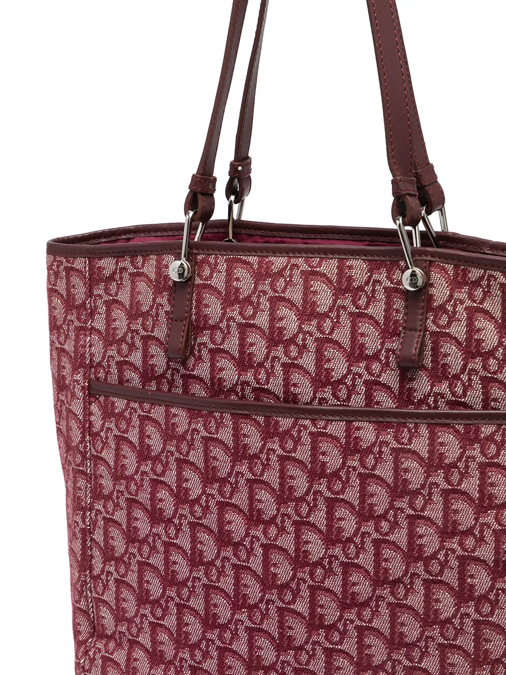 фото Christian dior сумка-тоут pre-owned с узором trotter