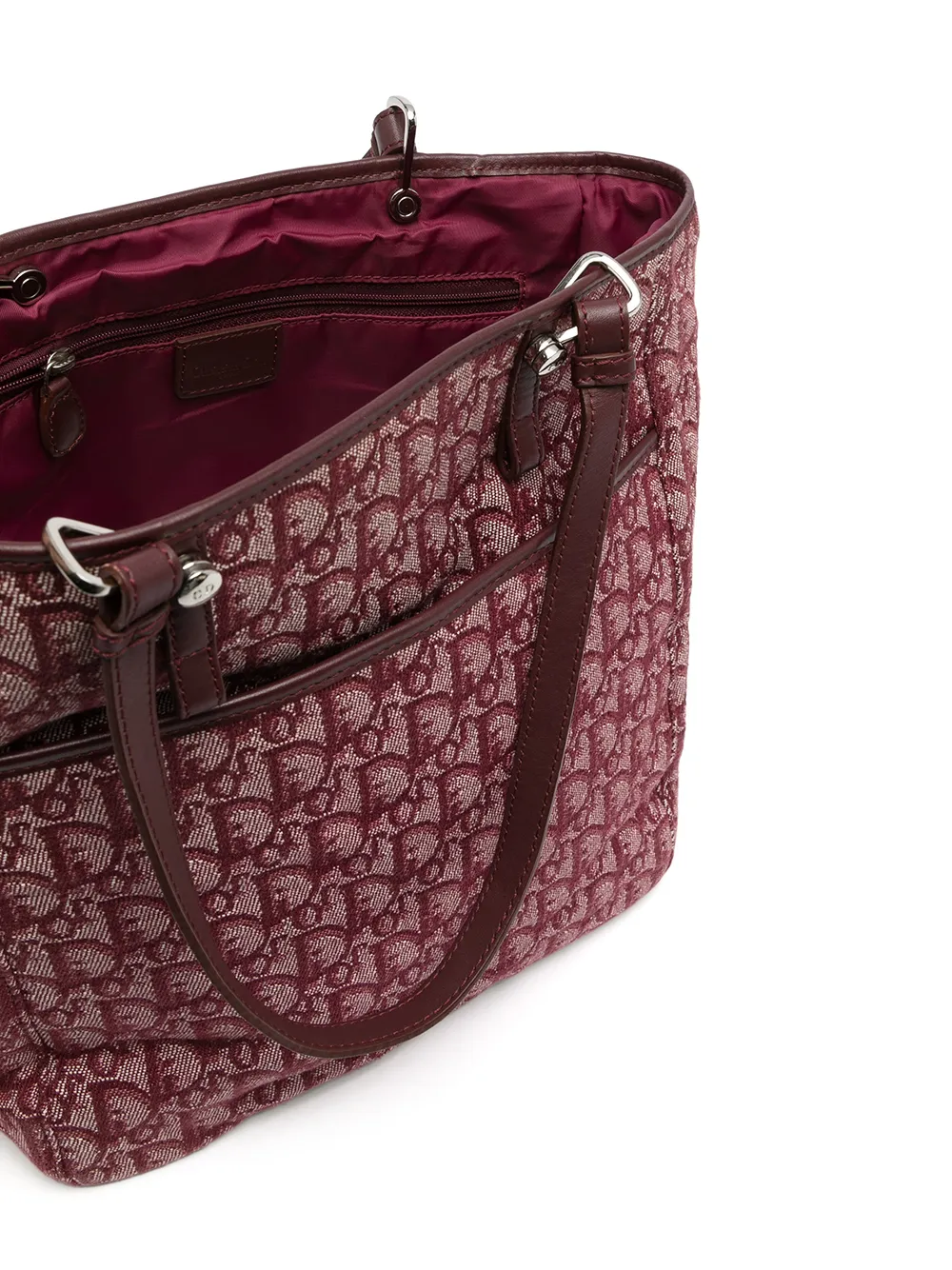 фото Christian dior сумка-тоут pre-owned с узором trotter