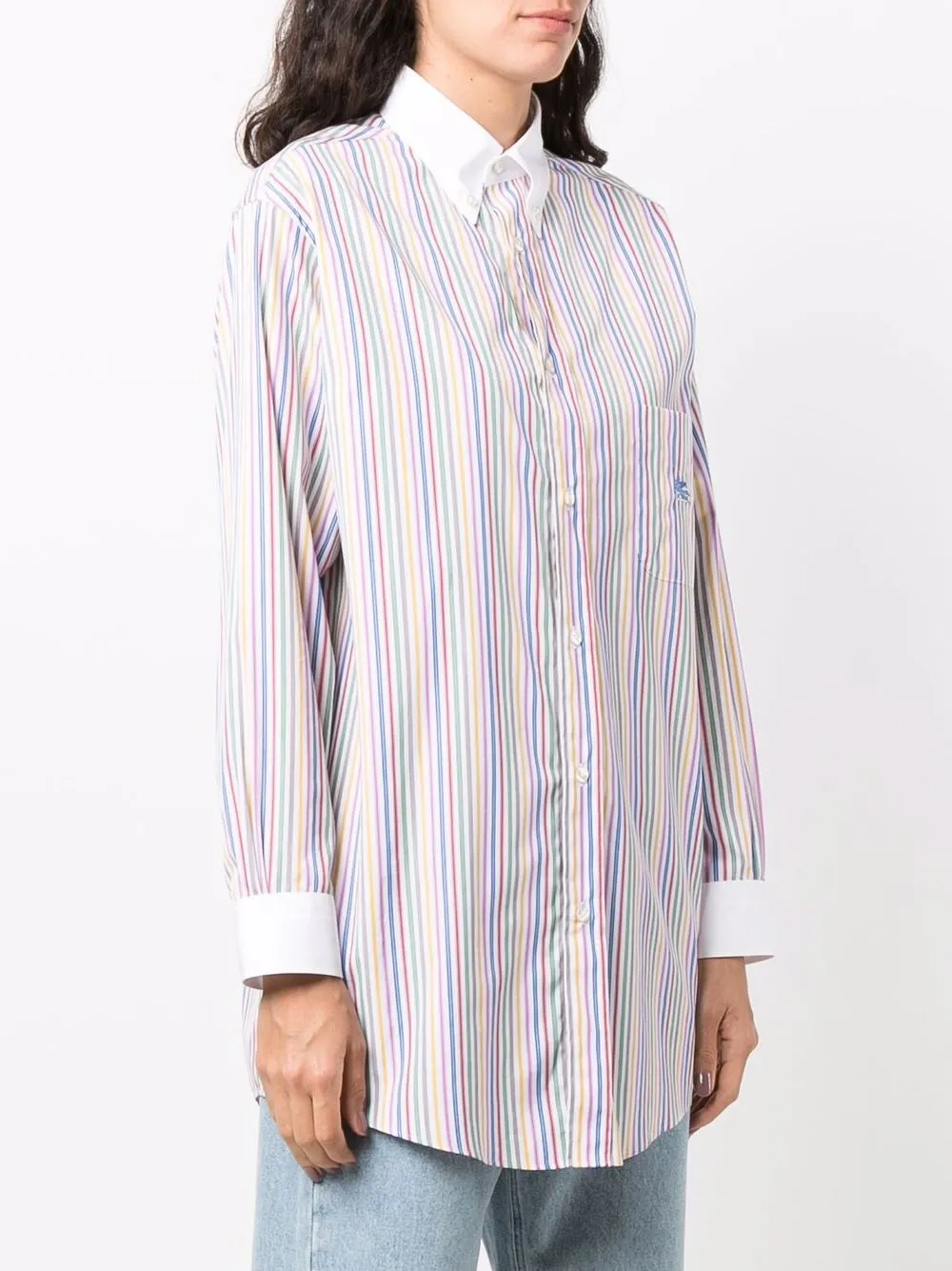 фото Etro рубашка в полоску