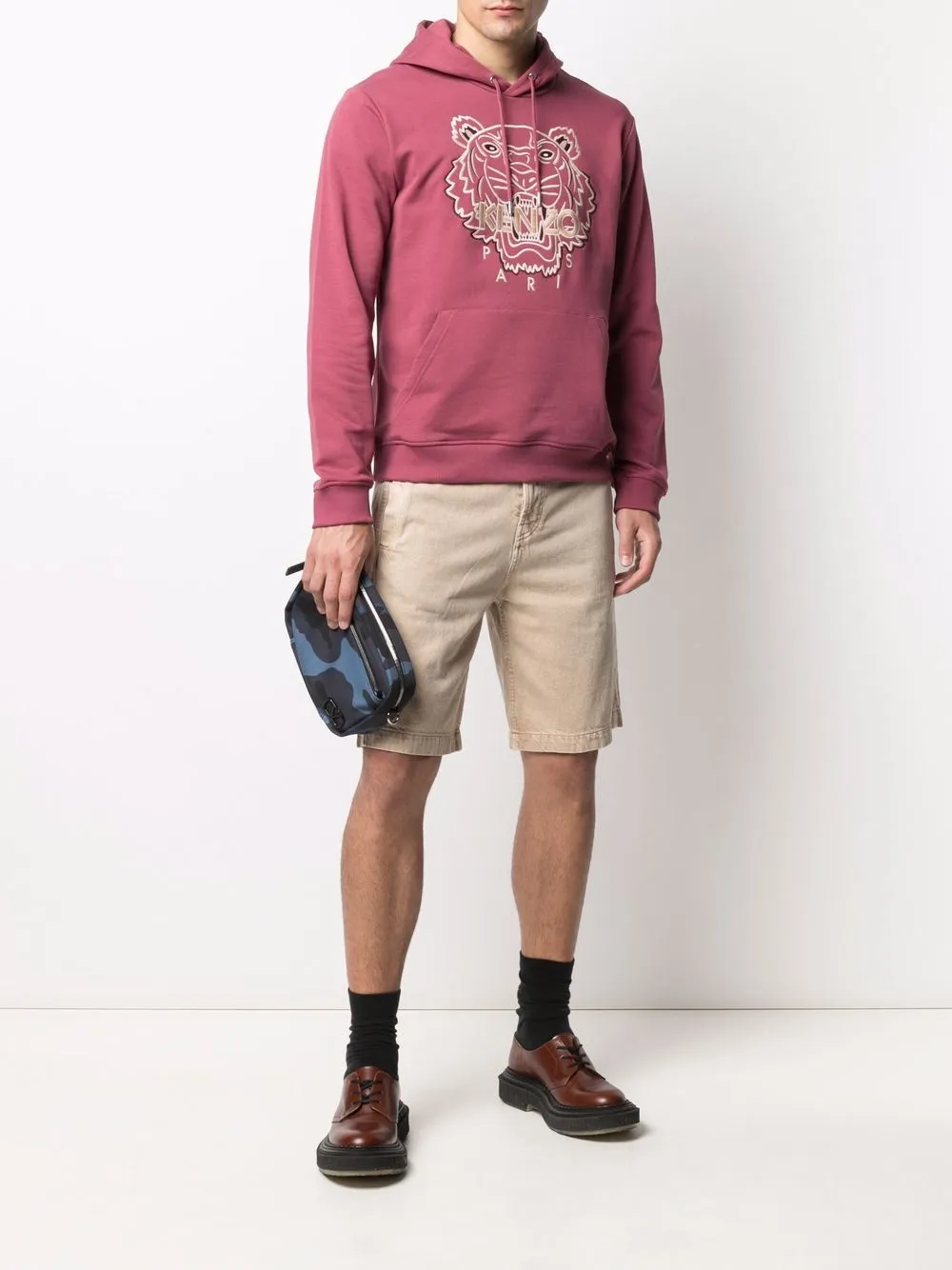 фото Kenzo худи с вышивкой tiger
