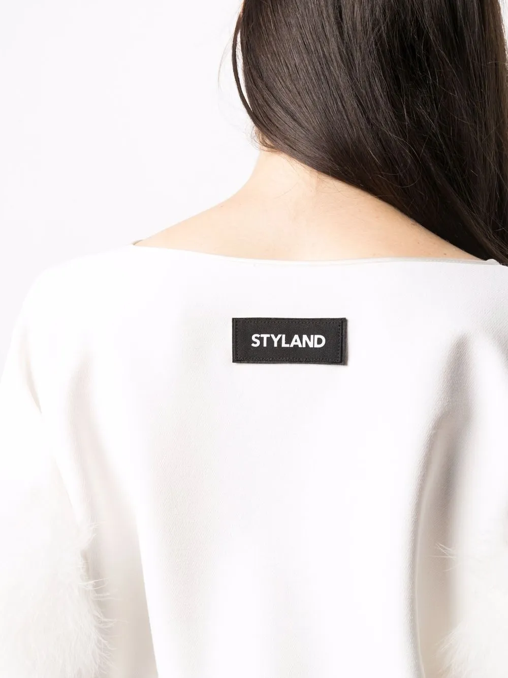 фото Styland свитер с перьями