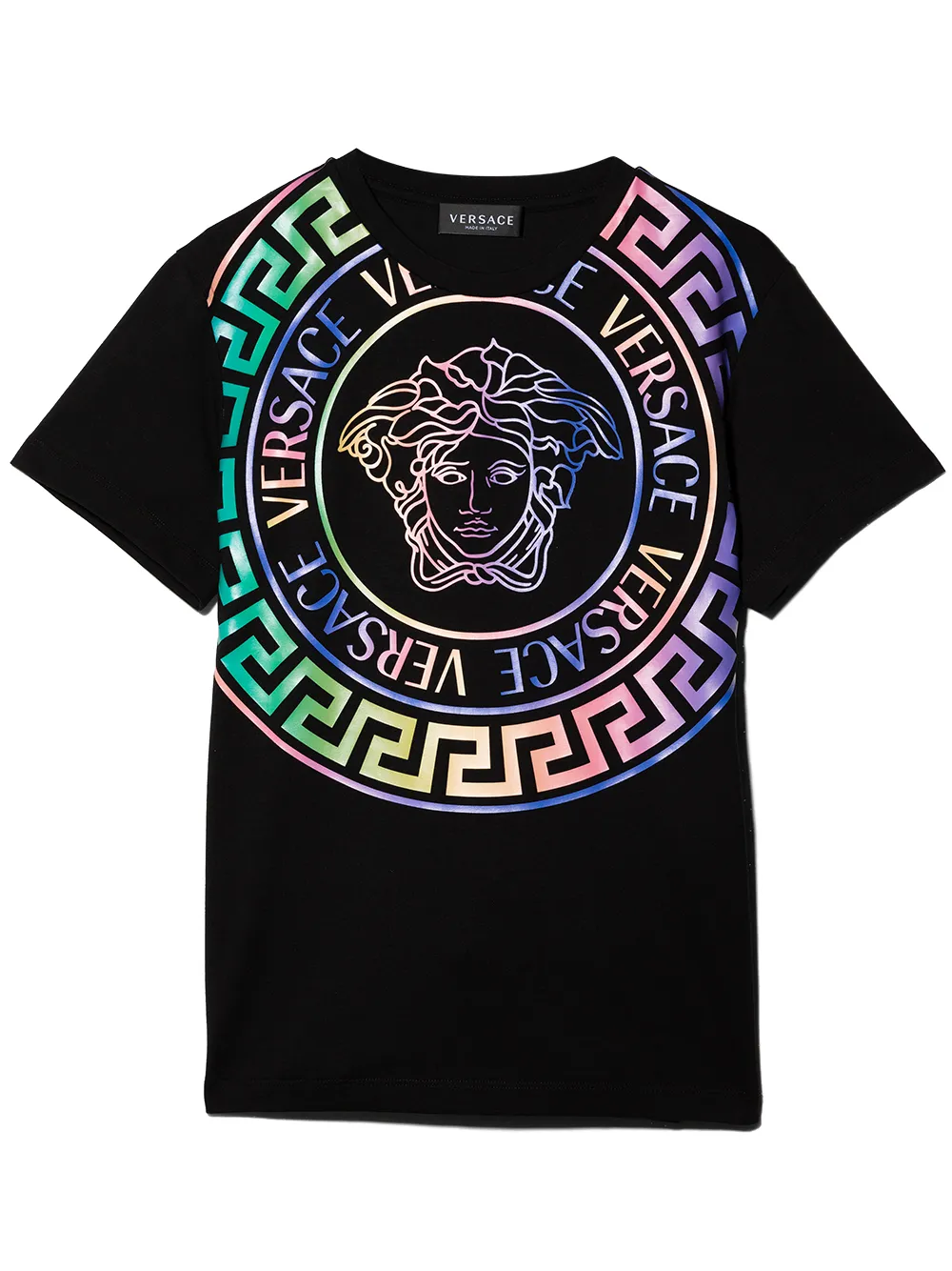 фото Versace kids футболка с принтом medusa