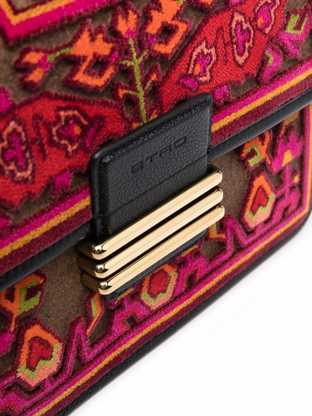 фото Etro жаккардовая сумка на плечо с узором