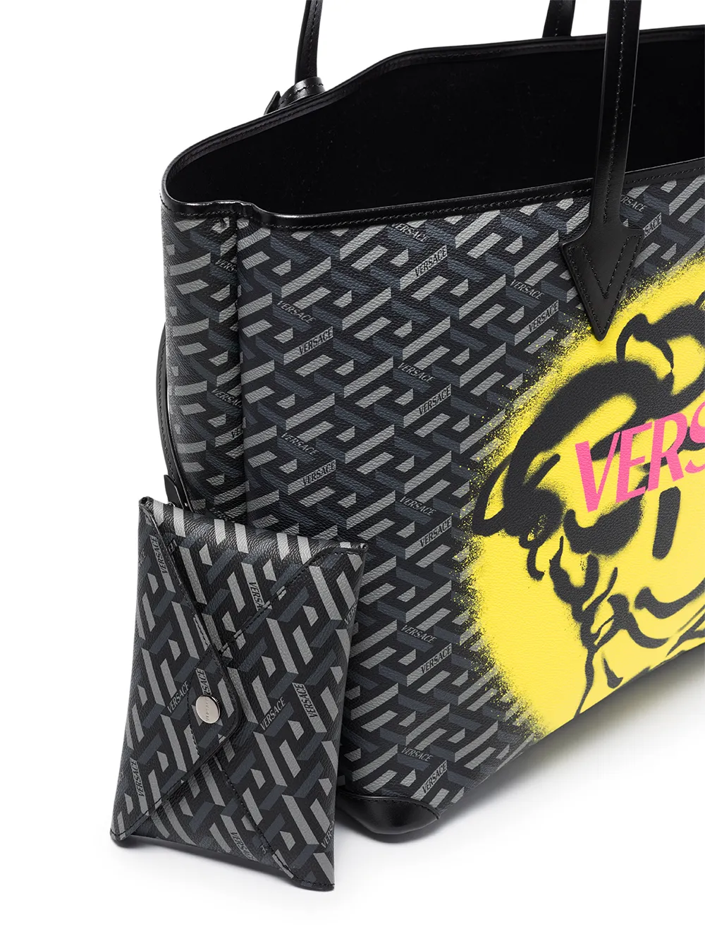 фото Versace сумка-тоут с логотипом medusa smiley