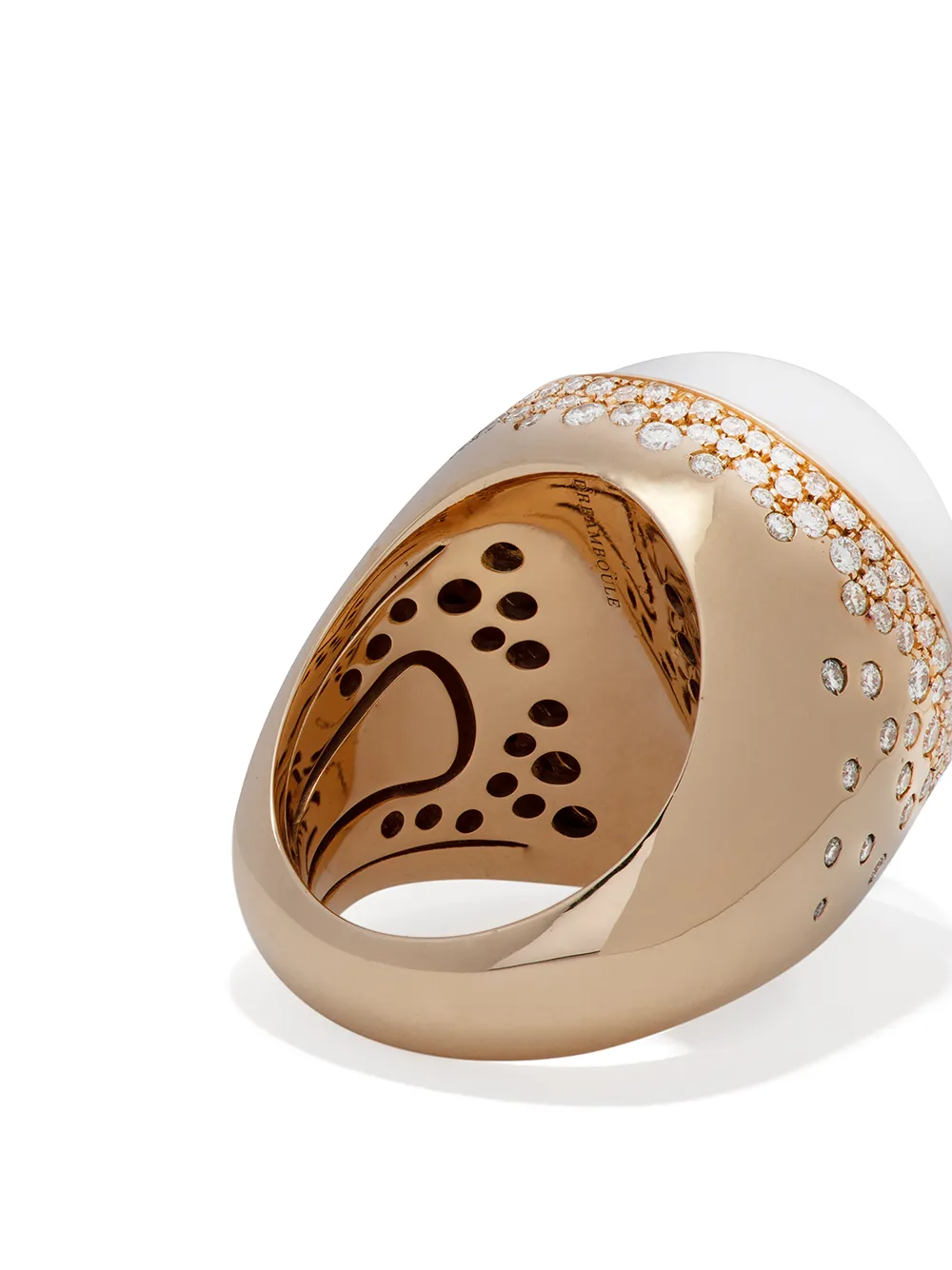 фото Dreamboule кольцо free & fun из розового золота с бриллиантами