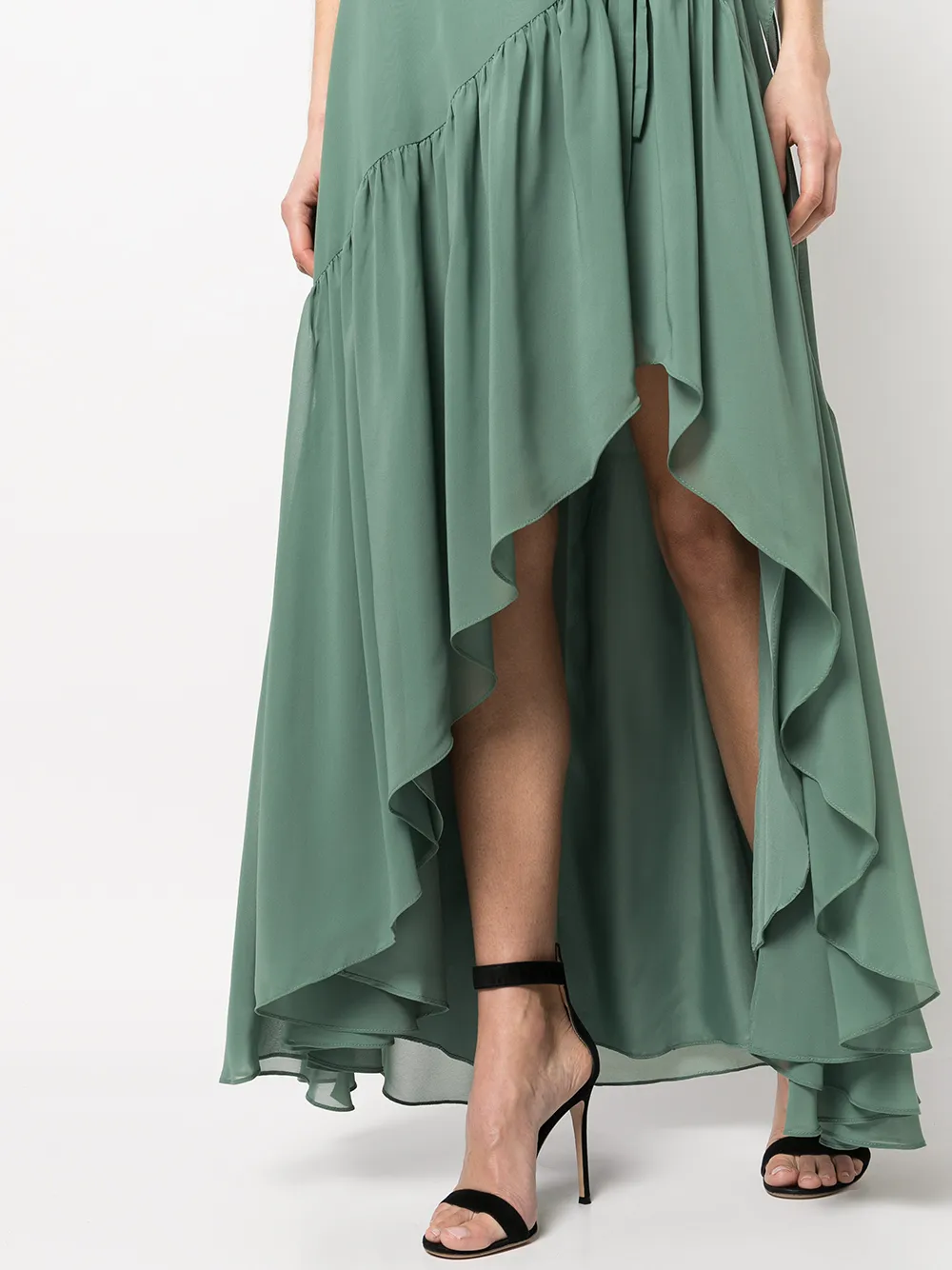 фото Marchesa notte bridesmaids вечернее платье padua на одно плечо с оборками