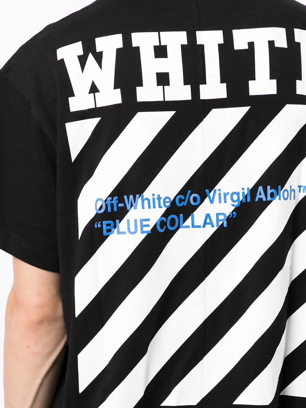 фото Off-white футболка с принтом