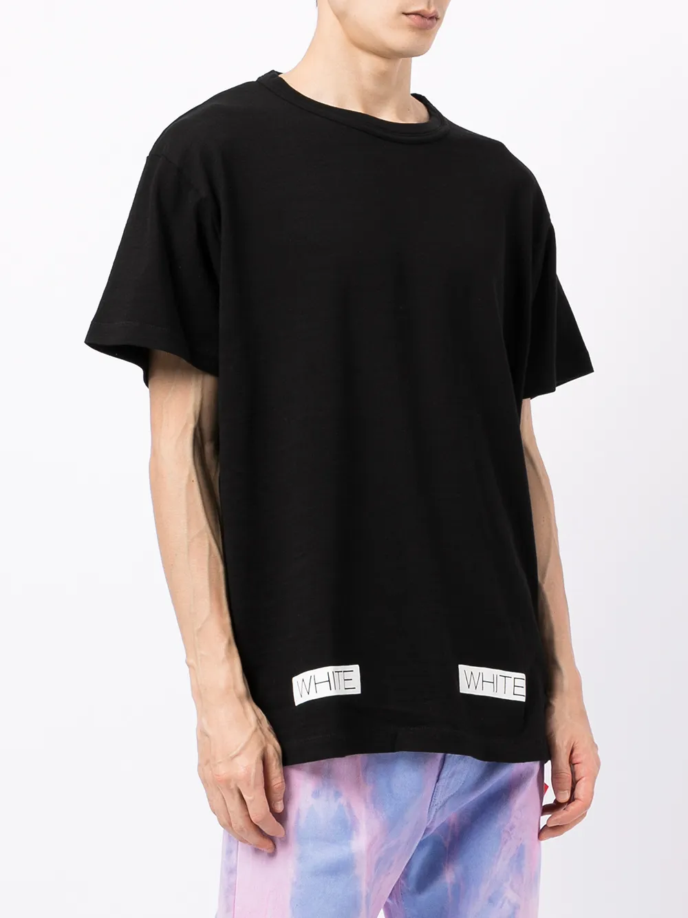 фото Off-white футболка с принтом