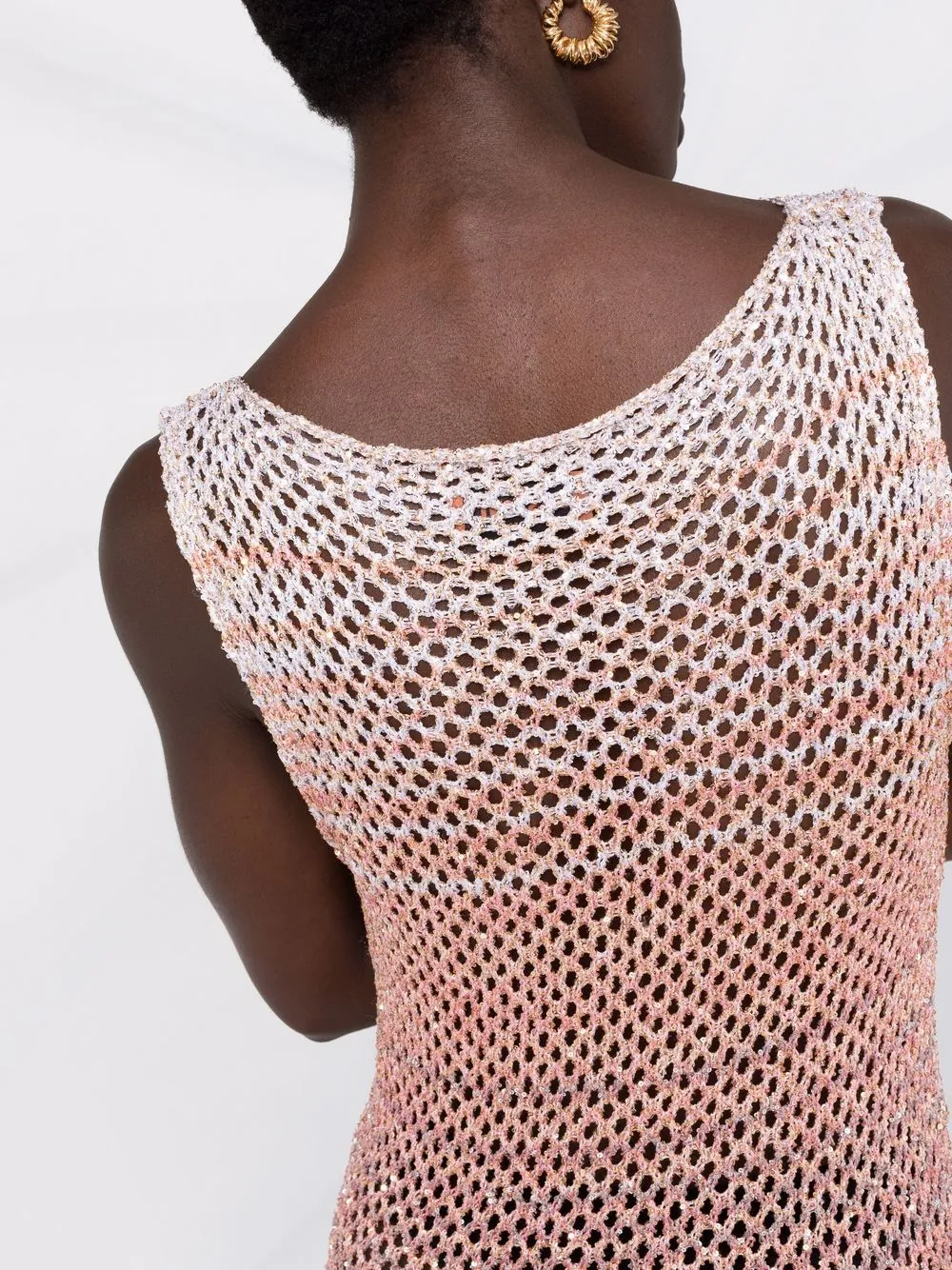 фото Missoni трикотажное платье в горизонтальную полоску