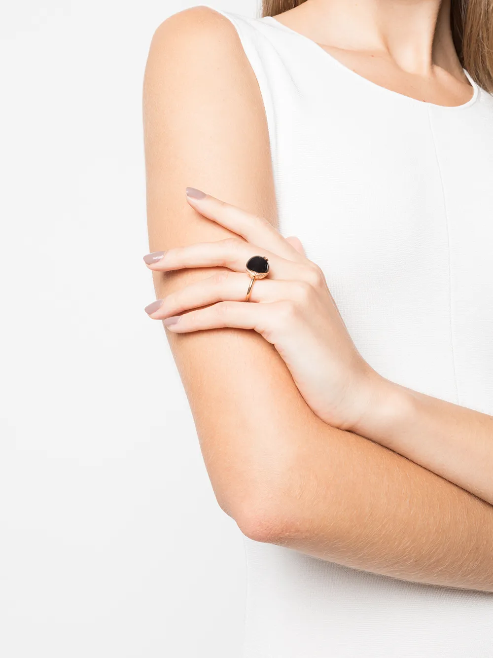 фото Dreamboule кольцо star из розового золота с бриллиантами