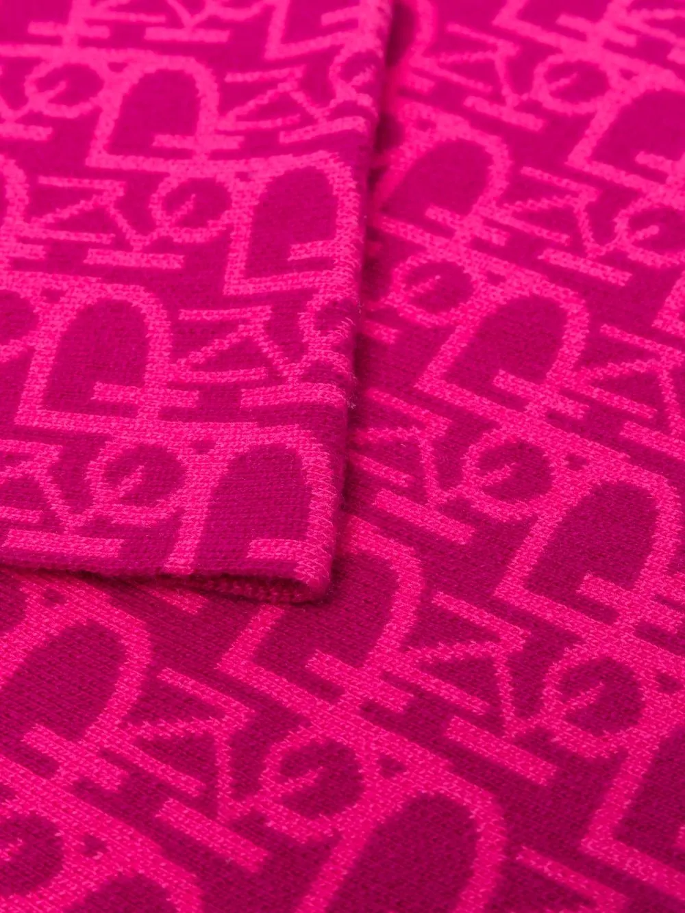 фото Pinko шарф вязки интарсия с логотипом