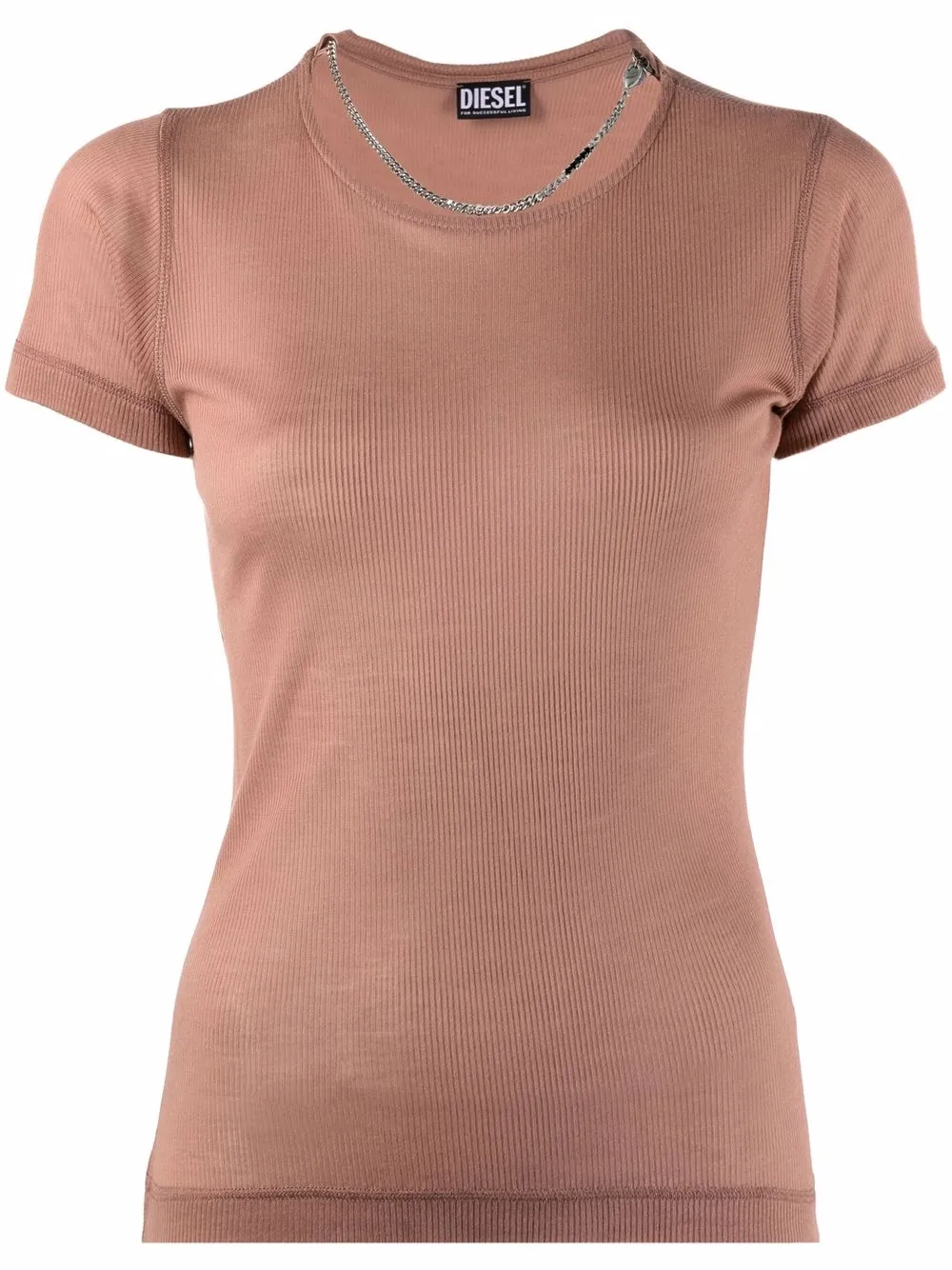 фото Diesel футболка t-chaine в рубчик