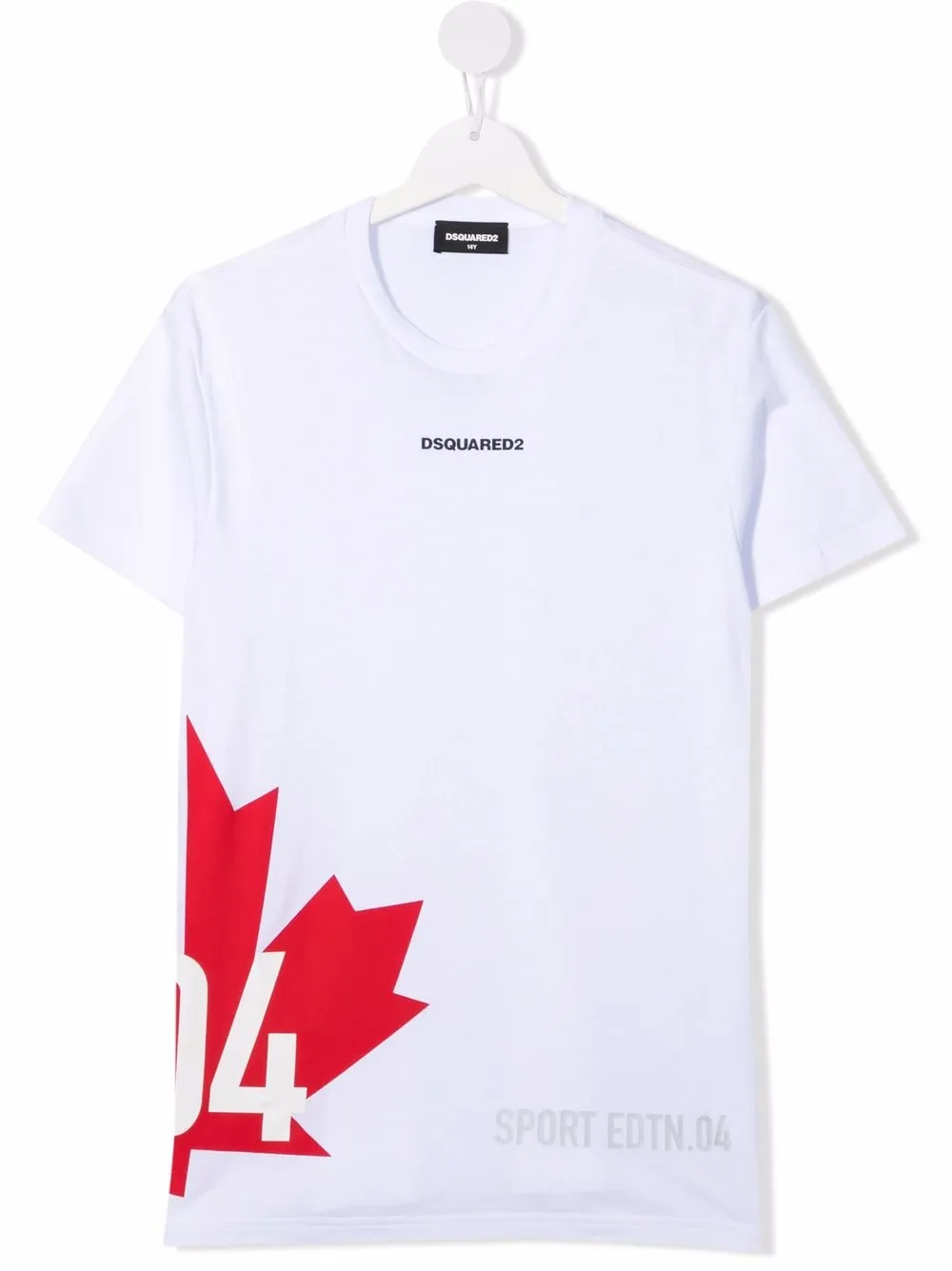 фото Dsquared2 kids футболка с логотипом