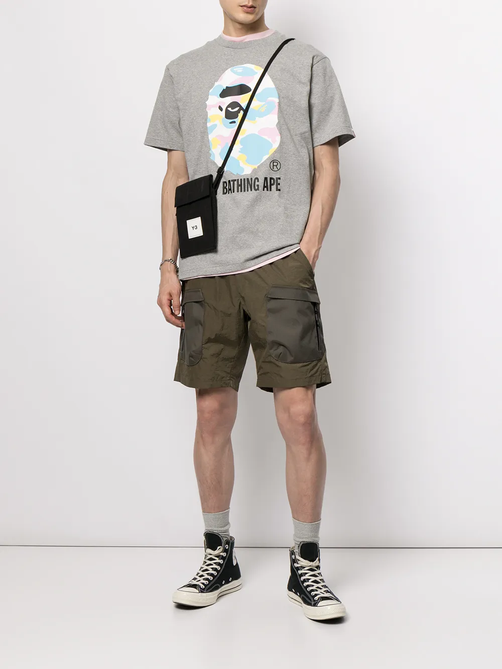 фото A bathing ape® футболка с логотипом