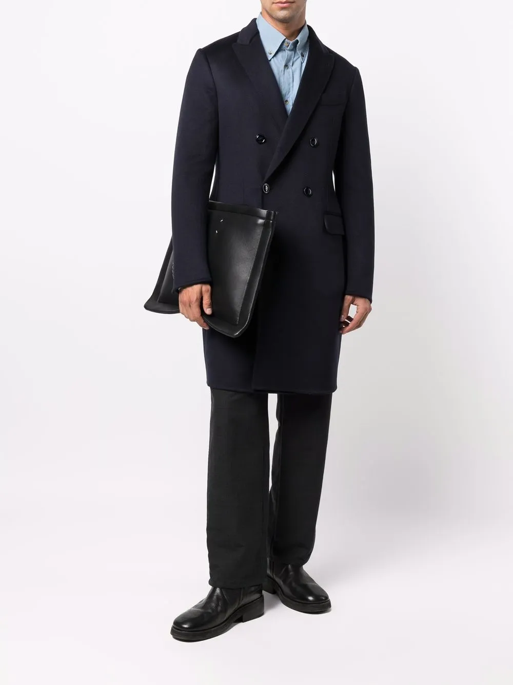 фото Giorgio armani двубортное пальто