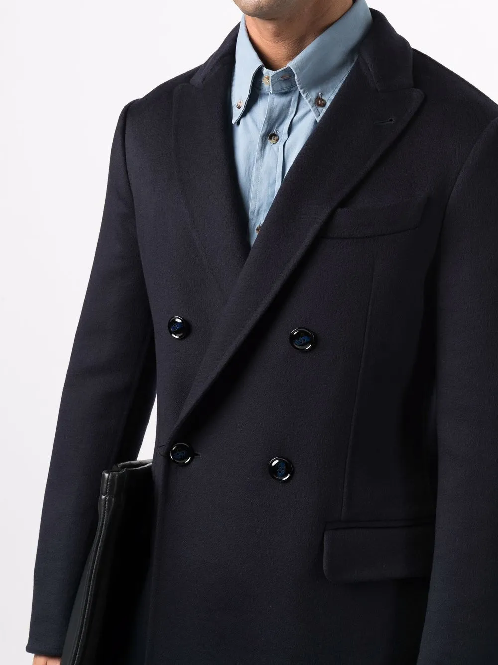 фото Giorgio armani двубортное пальто